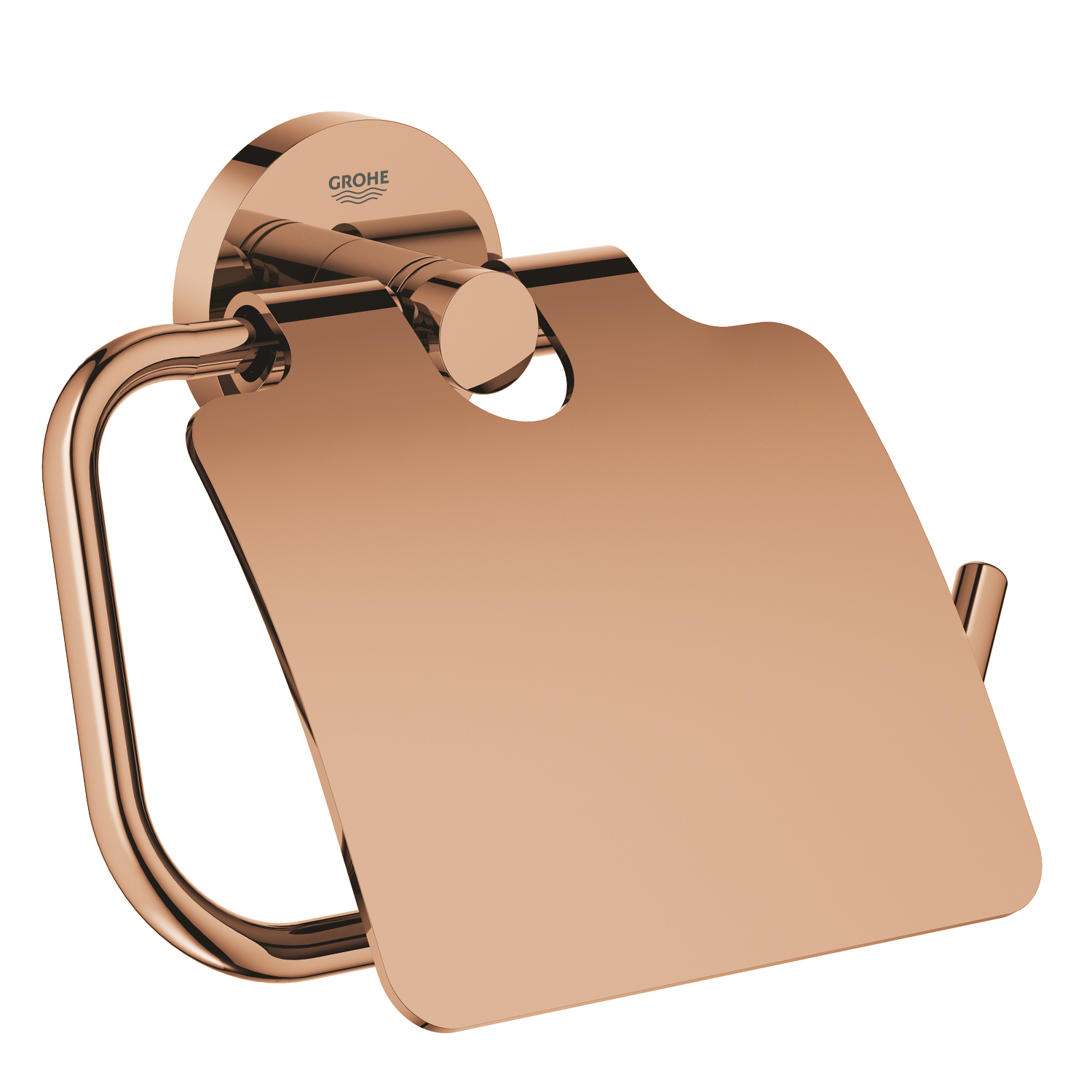 Grohe Suport hartie igienica grohe essentials 40367da1, 1 rola, fixare ascunsa, lucios, cupru