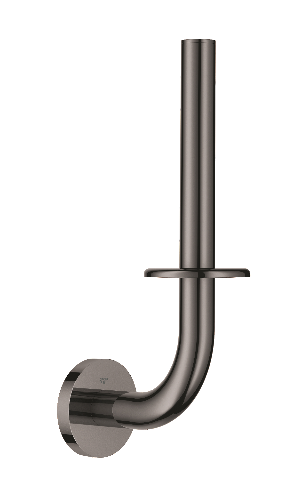 Grohe Suport hartie igienica grohe essentials 40385a01, montare pe perete, 1 rola, fixare ascunse, lucios, grafit