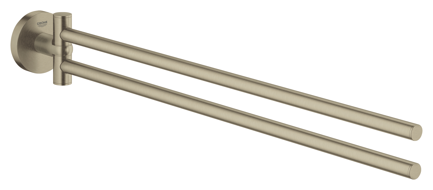 Grohe Suport prosop grohe essentials, pe perete, 449 mm, metal, mat, nichel, 40371en1