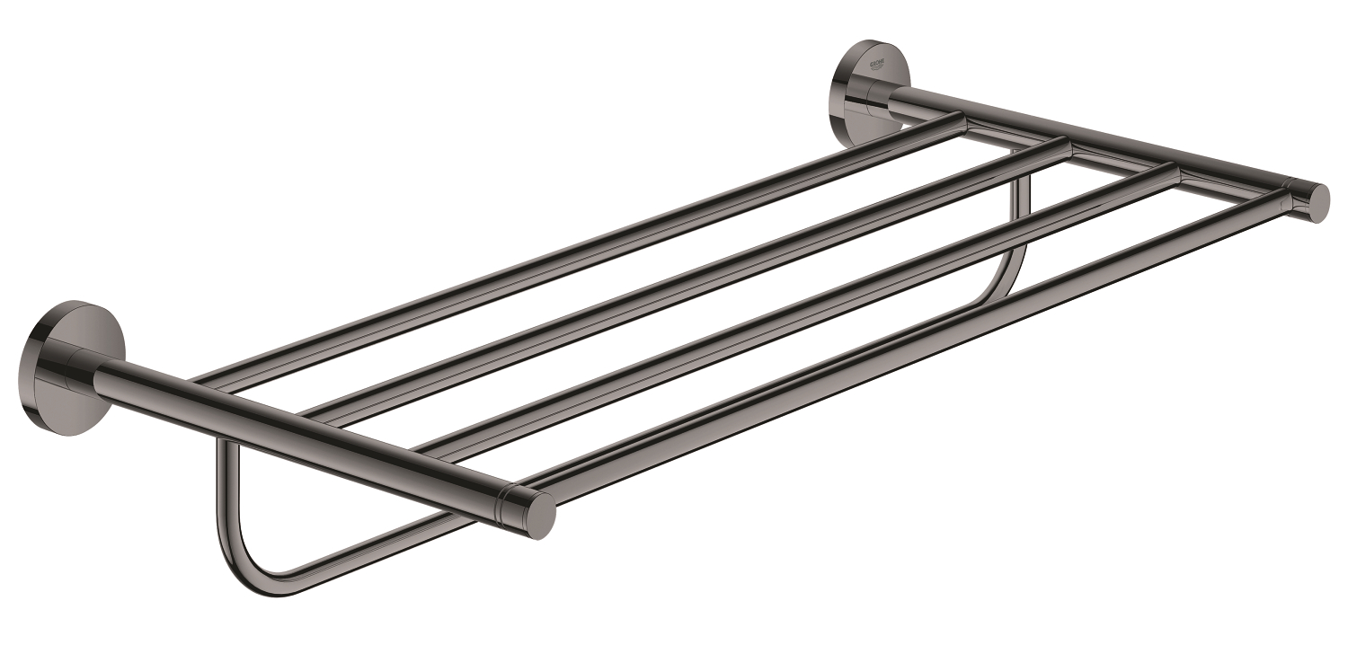 Grohe Suport prosop grohe essentials 40800a01, 600 mm, pe perete, metal, lucios, grafit