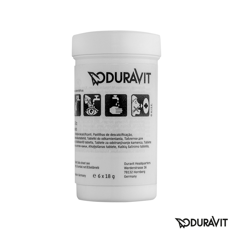 Duravit  Tablete anticalcar duravit sensowash, 6 bucati, pentru wc duravit, 1007250000
