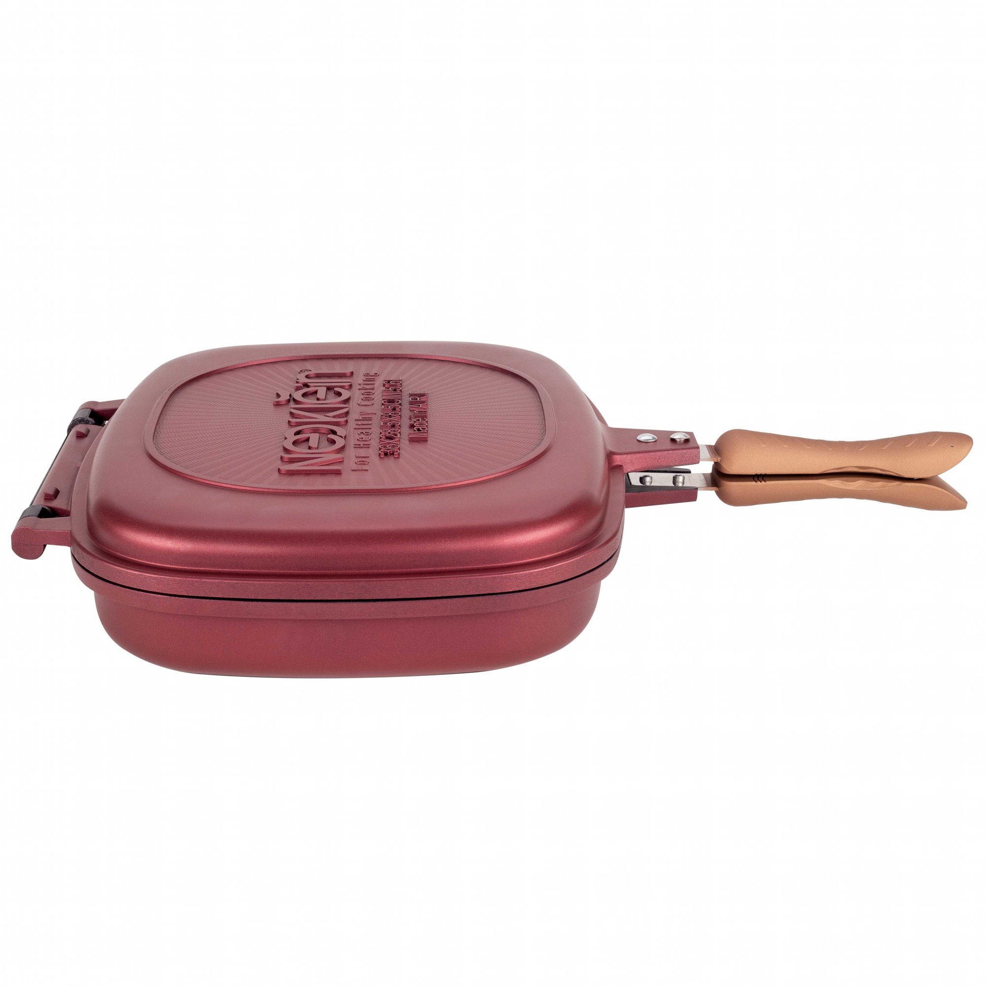 Tigaie Grill DGR36-Cherry, NeoKlein, tip tigaie grill, tip plita gaz, electric, diametru 36 mm, rosu [2]