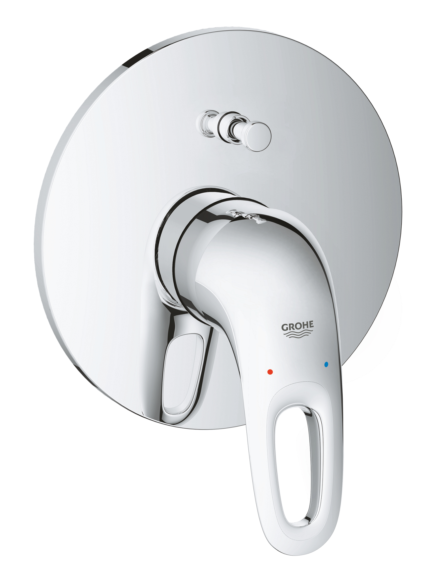 Grohe Unitate comanda dus grohe eurostyle 19506003, 1/2'', monocomanda, diverter, 2 iesiri, necesita set fixare, crom