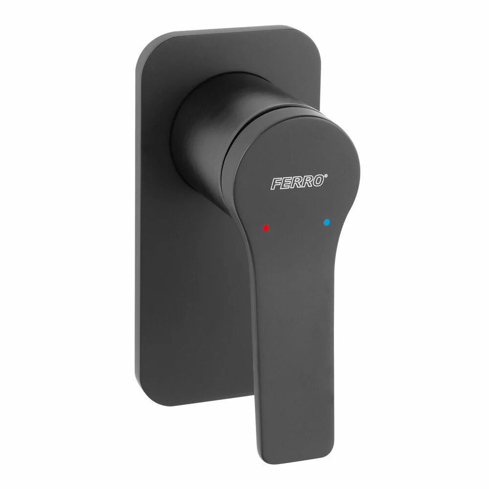 Ferro Unitate comanda ferro stratos, 1 iesire, include valva, mat, negru, bsc7pabl