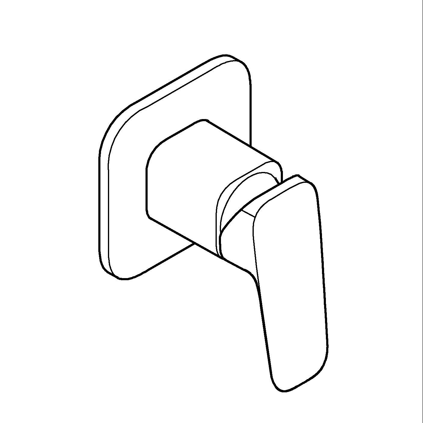 Unitate comanda Grohe 1017750000, Cubeo, tip incastrare incastrat, tip comanda monocomanda, dimensiune racord 1/2, crom [4]