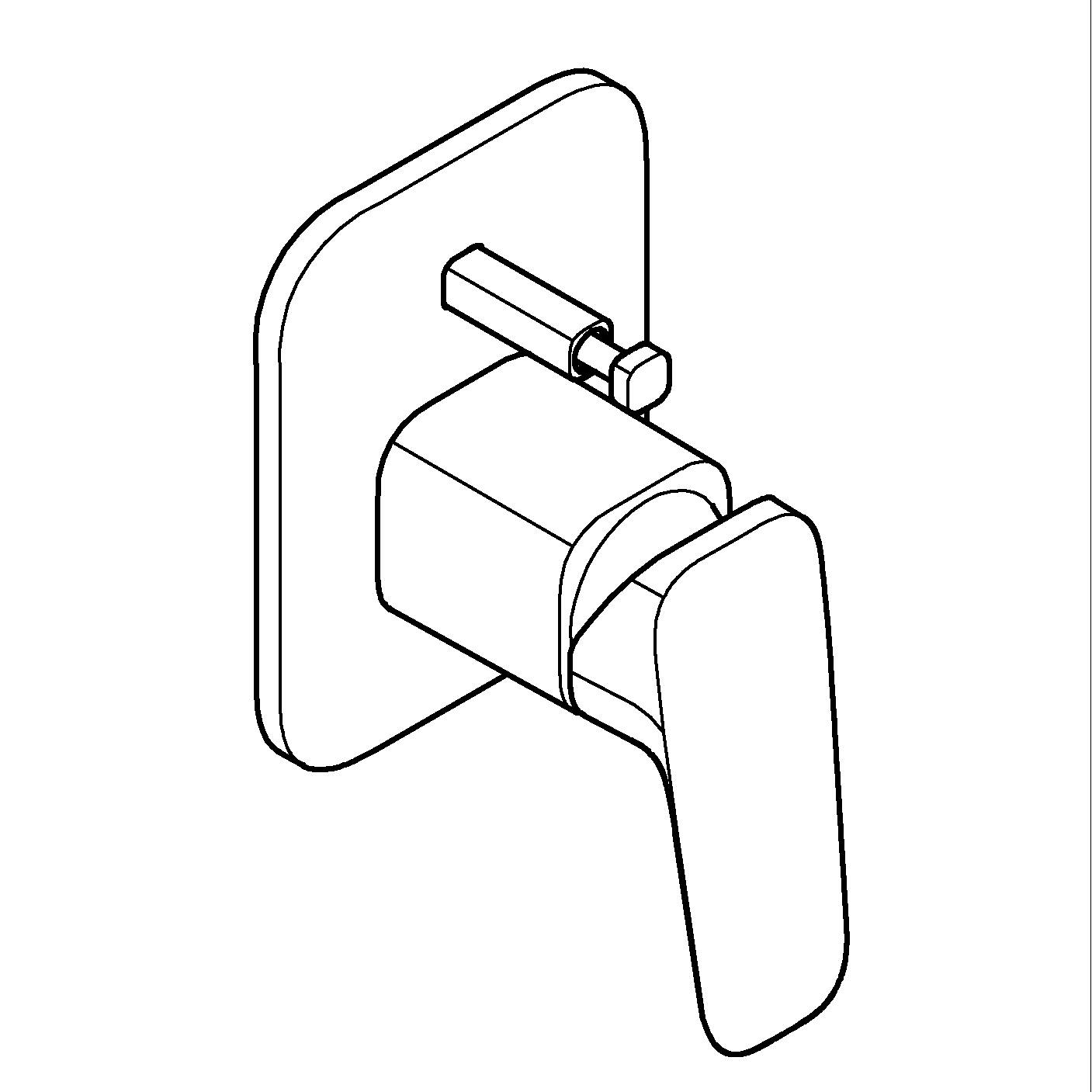 Unitate comanda Grohe 1017760000, Cubeo, tip incastrare incastrat, tip comanda monocomanda, dimensiune racord 1/2, crom [5]