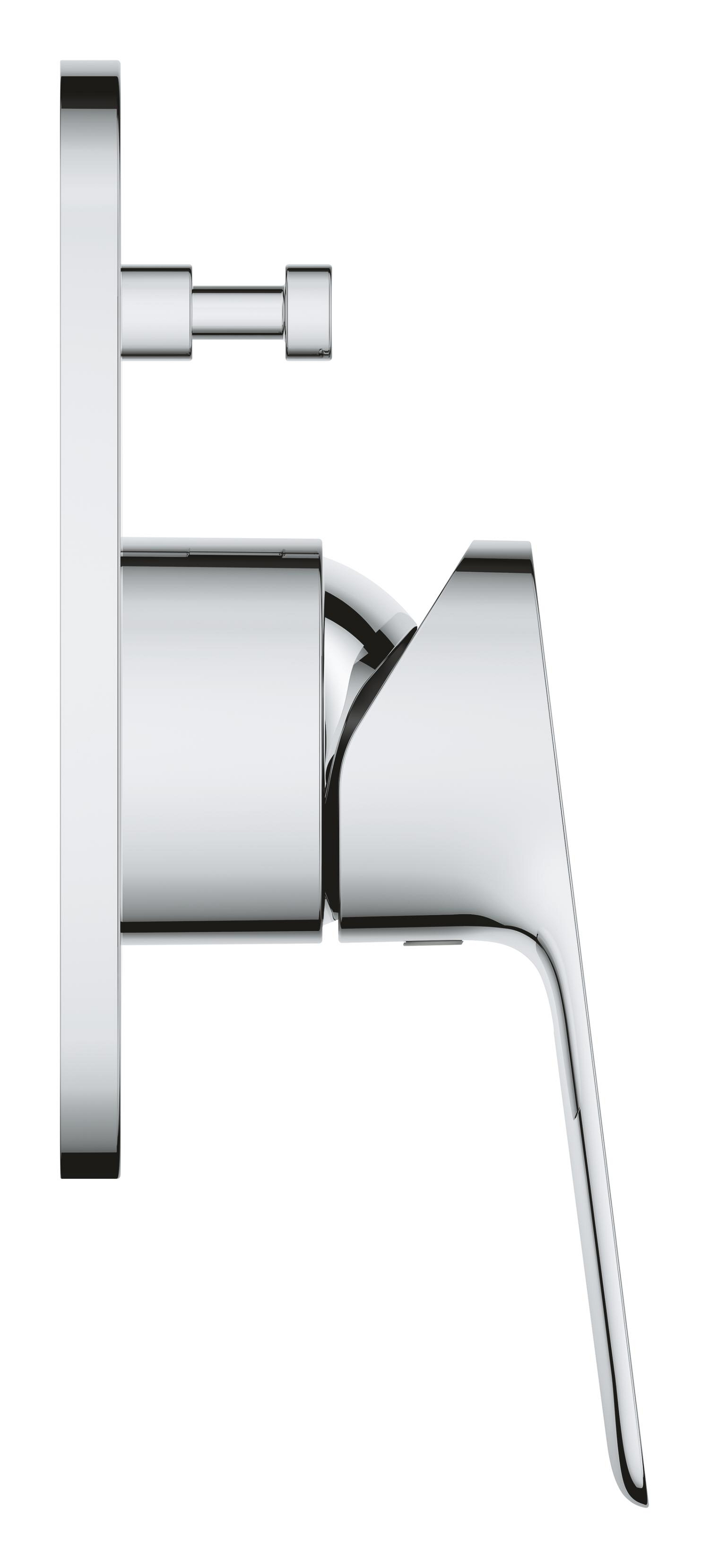 Unitate comanda Grohe 1017760000, Cubeo, tip incastrare incastrat, tip comanda monocomanda, dimensiune racord 1/2, crom [3]