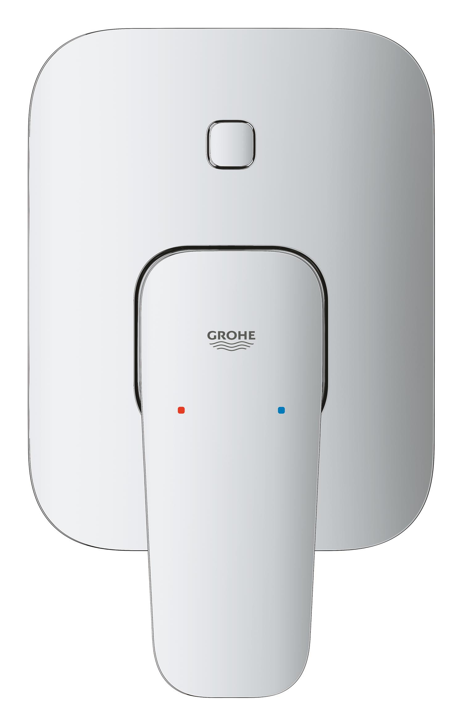 Unitate comanda Grohe 1018310000, 1 bar, 113 mm, 145 mm, 8 mm, 2 iesiri, 1 functii palarie dus, Crom