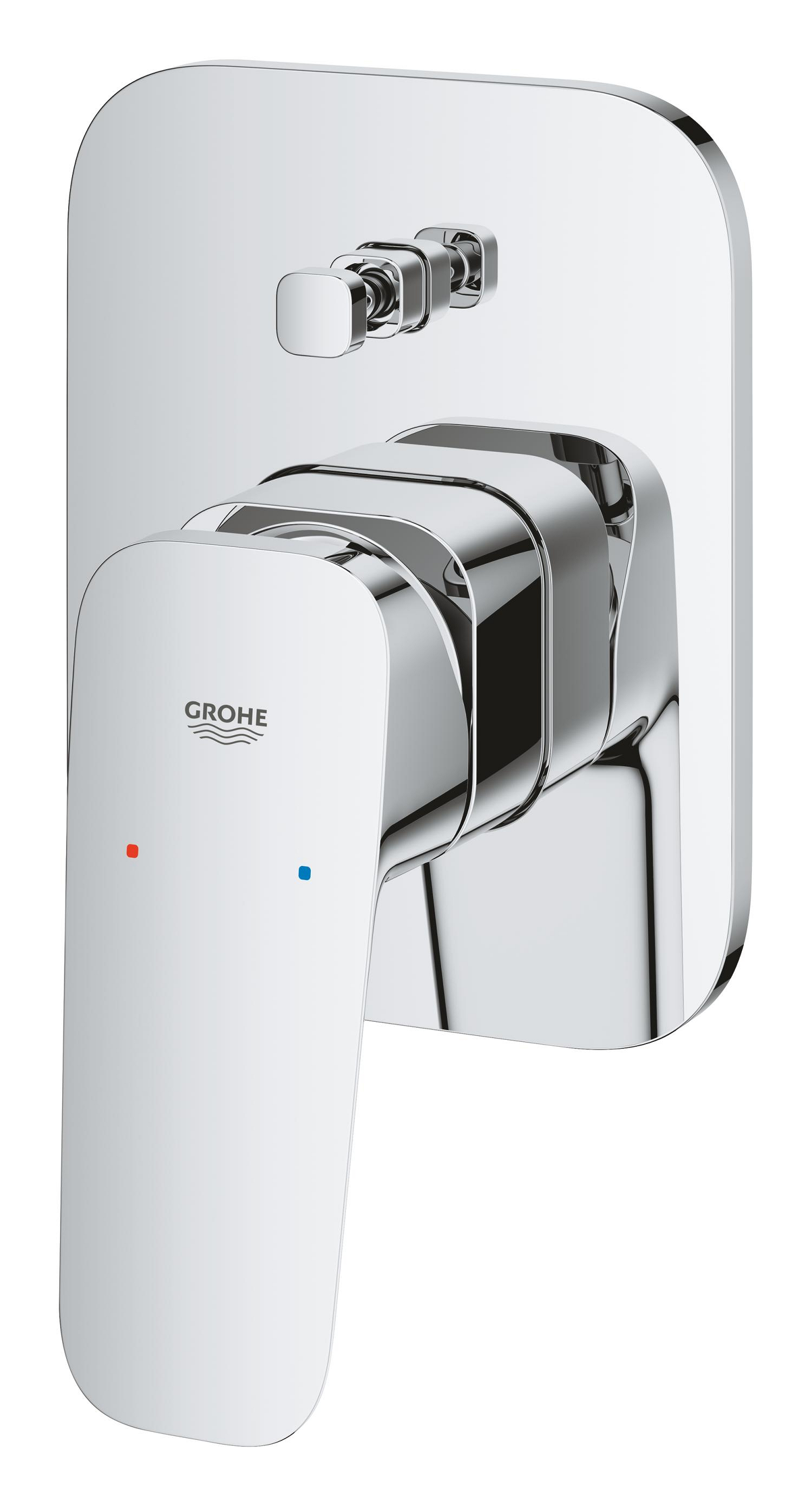 Unitate comanda Grohe 1018310000, 1 bar, 113 mm, 145 mm, 8 mm, 2 iesiri, 1 functii palarie dus, Crom