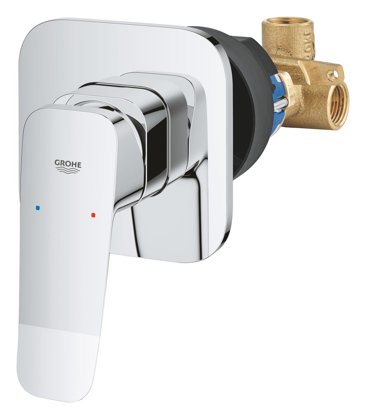 Unitate comanda Grohe 1018910000, Dice, tip incastrare incastrat, tip comanda monocomanda, dimensiune racord 1/2, crom [1]