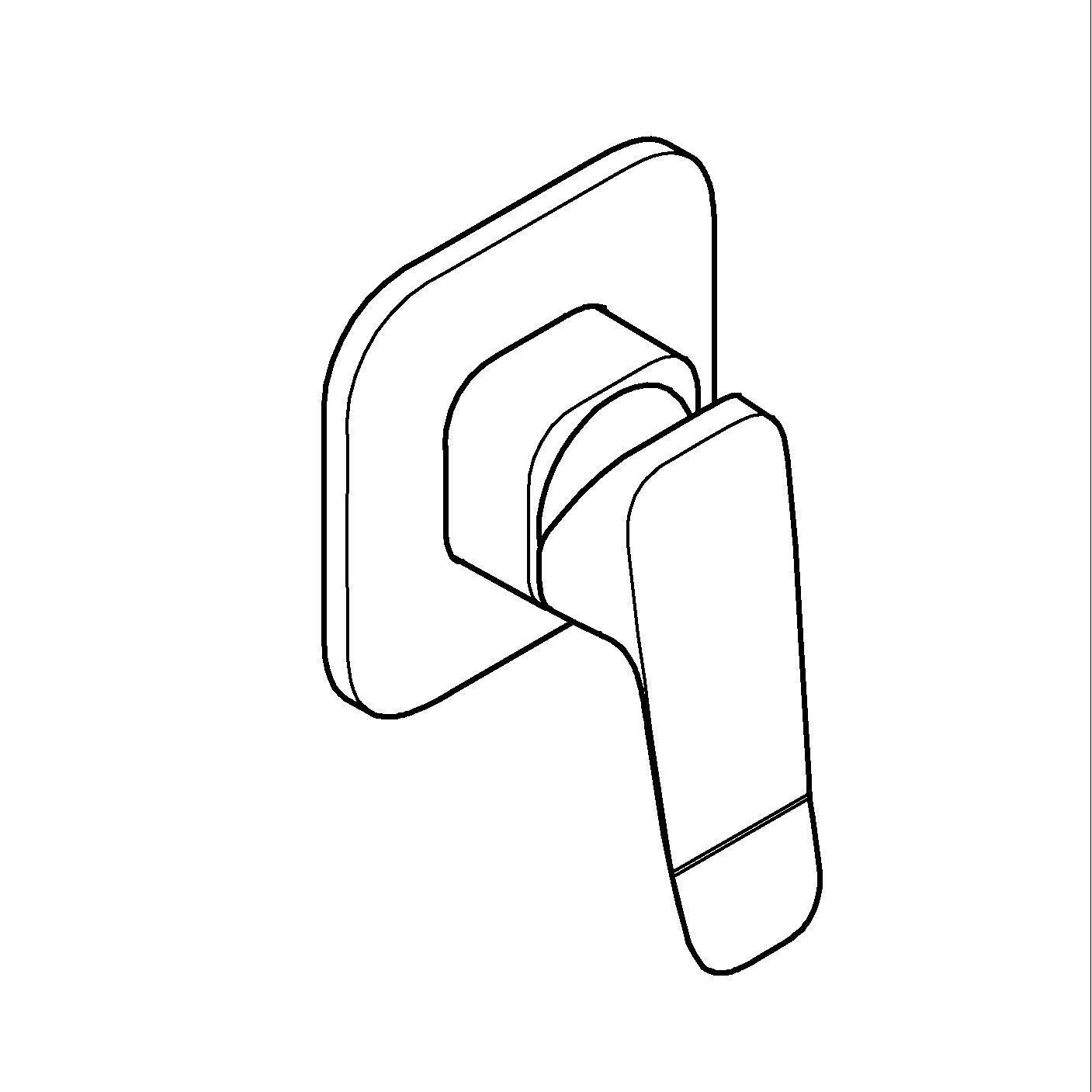 Unitate comanda Grohe 1018910000, Dice, tip incastrare incastrat, tip comanda monocomanda, dimensiune racord 1/2, crom [10]