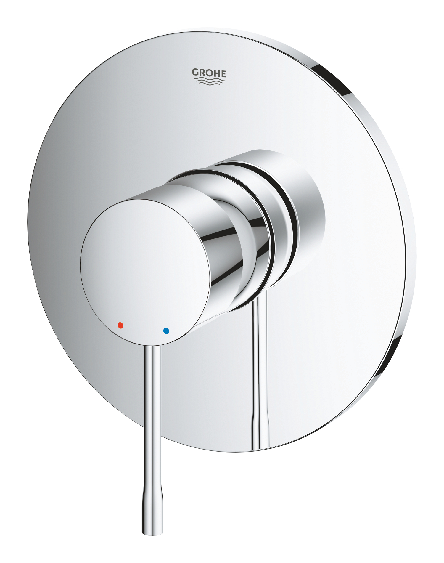 Unitate comanda Grohe 24168001, 1 bar, 163 mm, 12 mm, 1 iesiri, 1 functii palarie dus, 1/2 dimensiune racord, Crom
