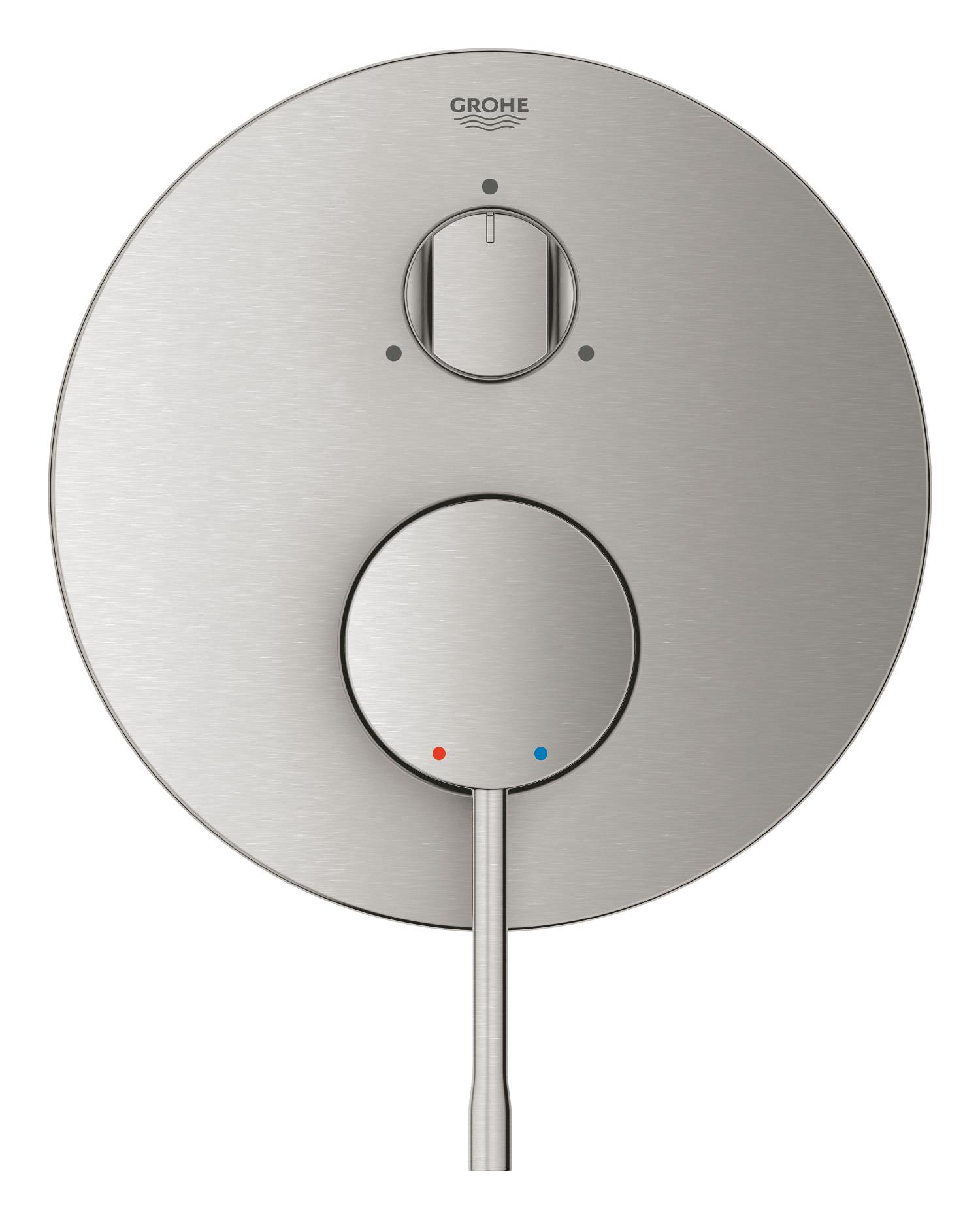 Grohe Unitate comanda grohe essence 24092dc1, 1/2'', 3 iesiri, necesita valva, mat, otel
