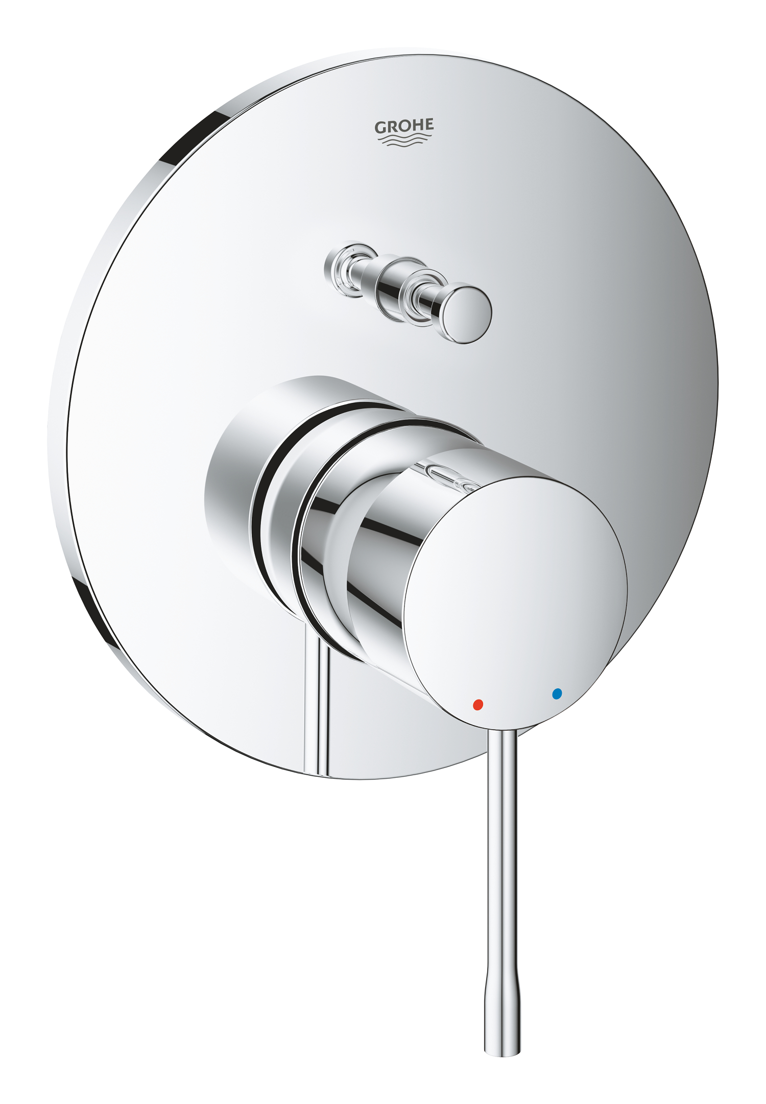 Unitate comanda Grohe 24167001, Essence, tip comanda monocomanda, tip incastrare aparent, numar iesiri 2, crom [1]