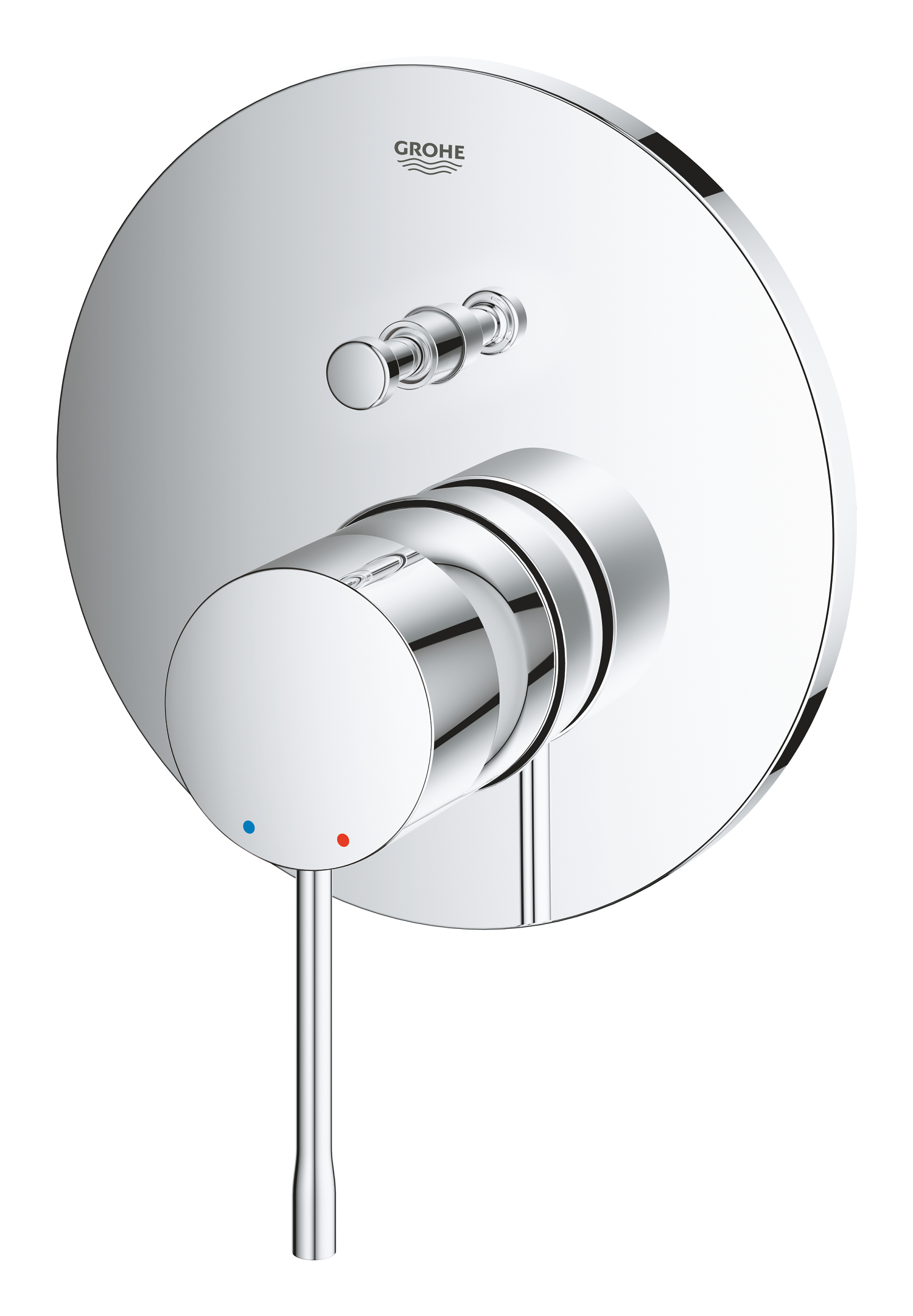 Unitate comanda Grohe 24167001, Essence, tip comanda monocomanda, tip incastrare aparent, numar iesiri 2, crom [2]