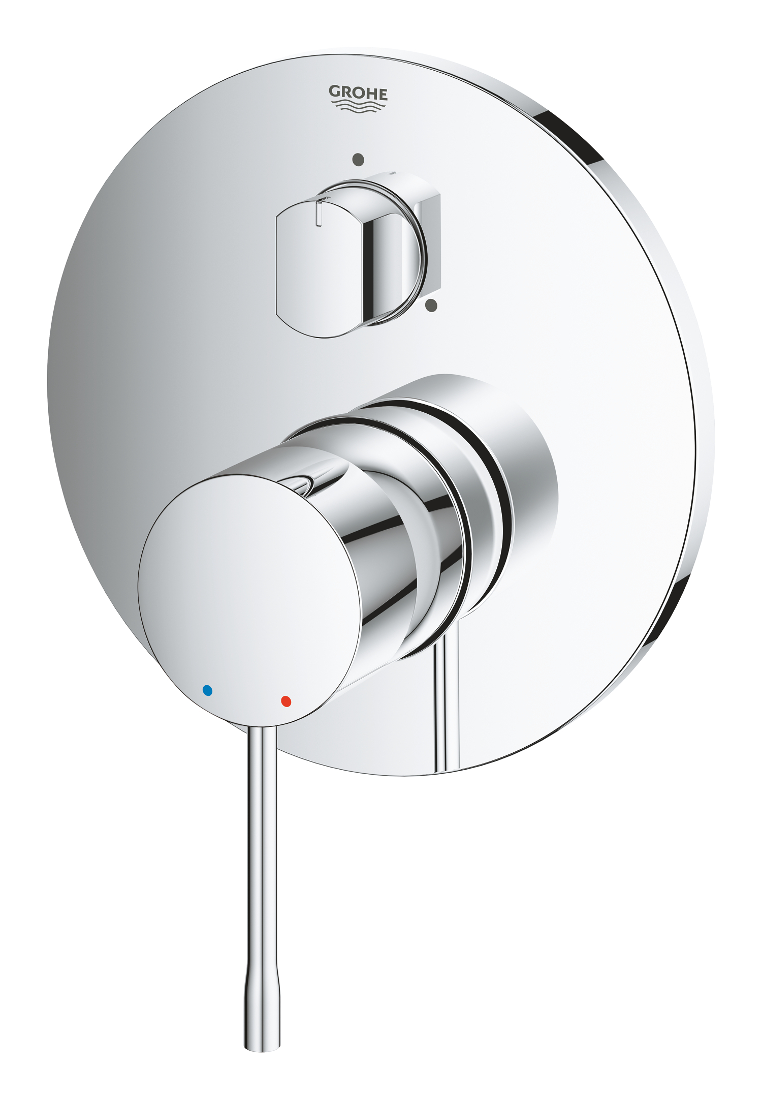 Unitate comanda Grohe 24169001, Essence, tip comanda monocomanda, tip incastrare aparent, numar iesiri 3, crom [2]