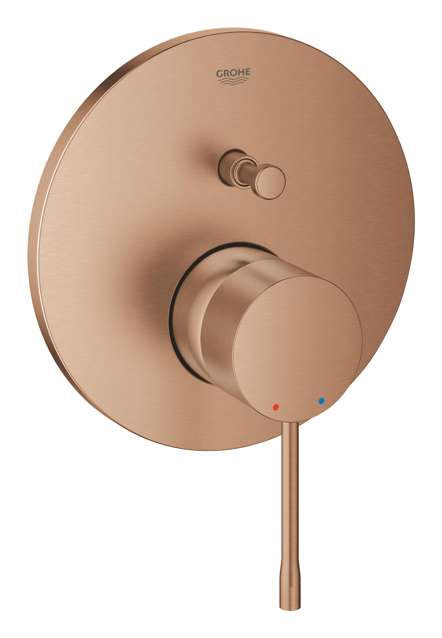 Unitate comanda Grohe 24167DL1, 1 bar, 158 mm, 10 mm, 2 iesiri, 1 functii palarie dus, 1/2 dimensiune racord, Cupru