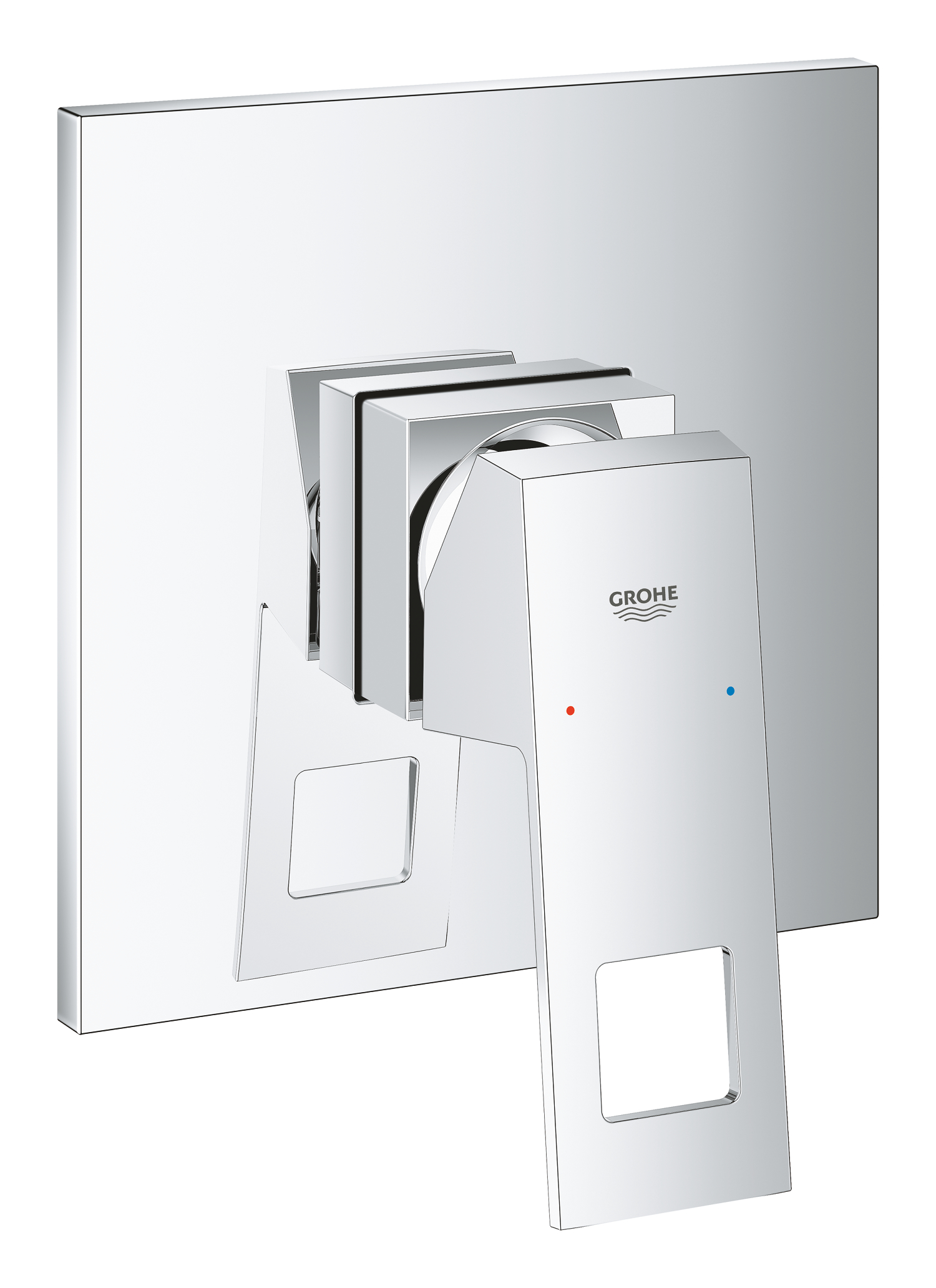 Grohe Unitate comanda grohe eurocube 24061000, aparenta, monocomanda, 1 iesire, necesita set fixare, crom