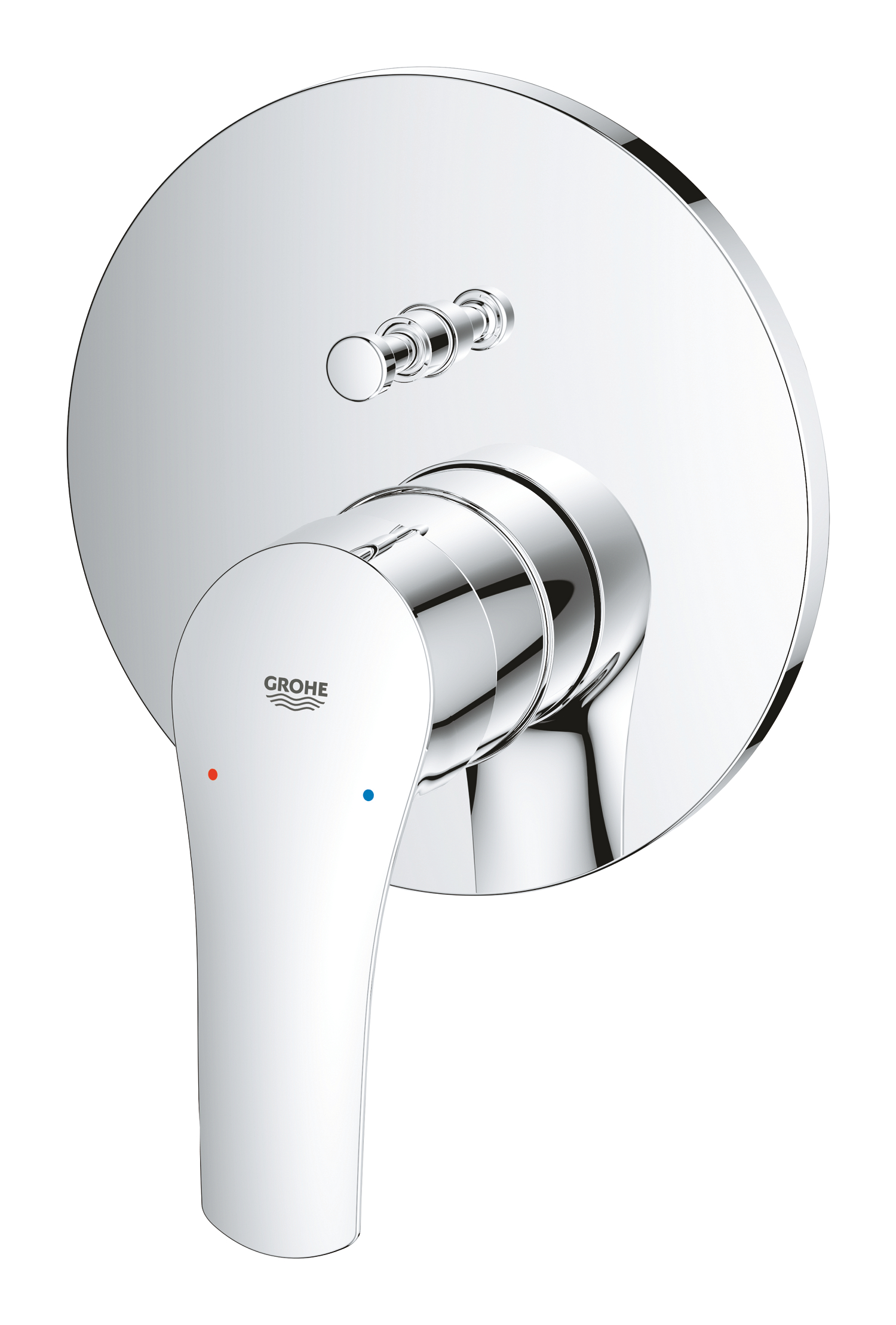 Unitate comanda Grohe 24043003, Eurosmart, tip comanda monocomanda, tip incastrare aparent, numar iesiri 2, crom [3]