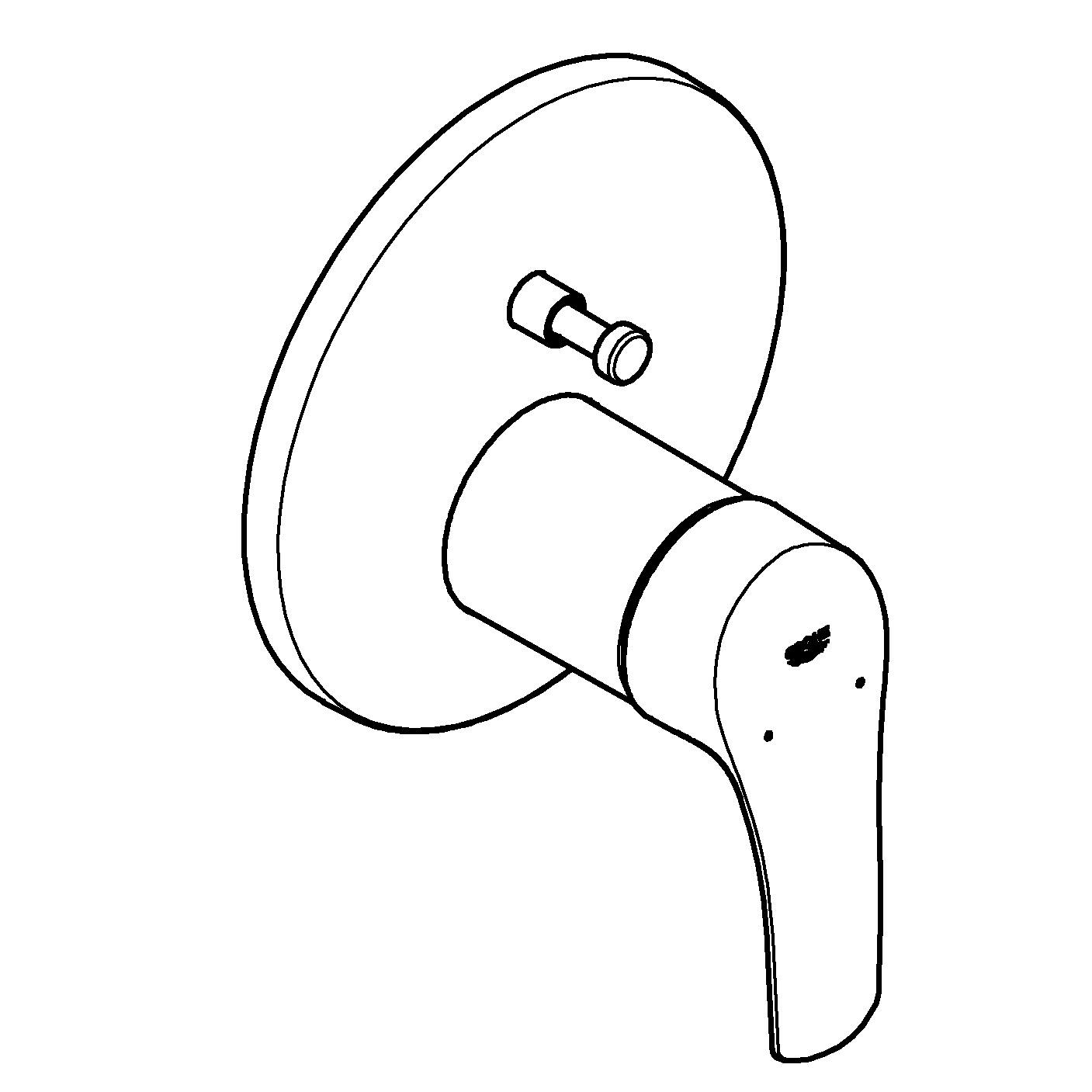 Unitate comanda Grohe 24043003, Eurosmart, tip comanda monocomanda, tip incastrare aparent, numar iesiri 2, crom [6]