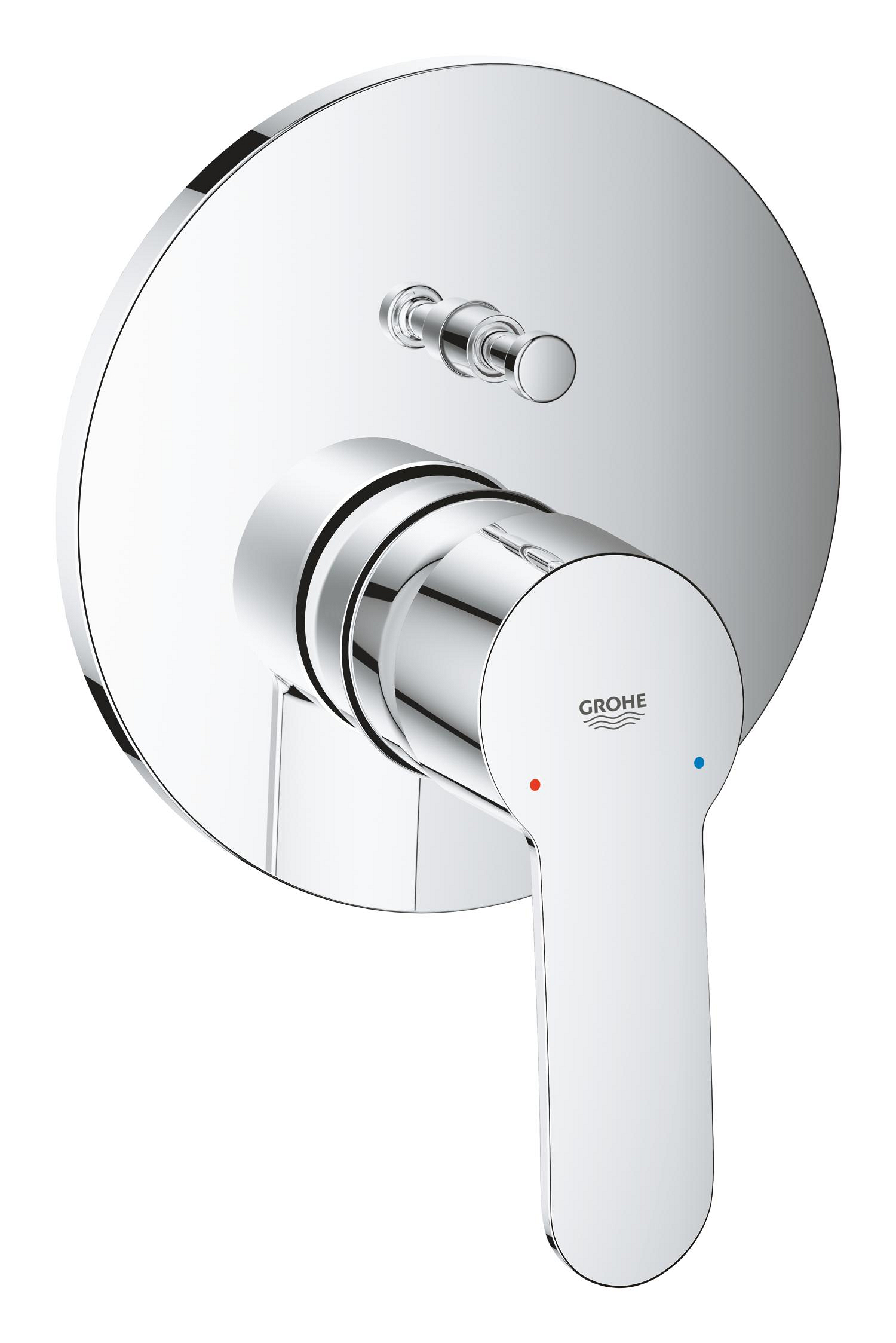 Unitate comanda Grohe 24052002, 1 bar, 158 mm, 10 mm, 2 iesiri, 1 functii palarie dus, 1/2 dimensiune racord, Crom