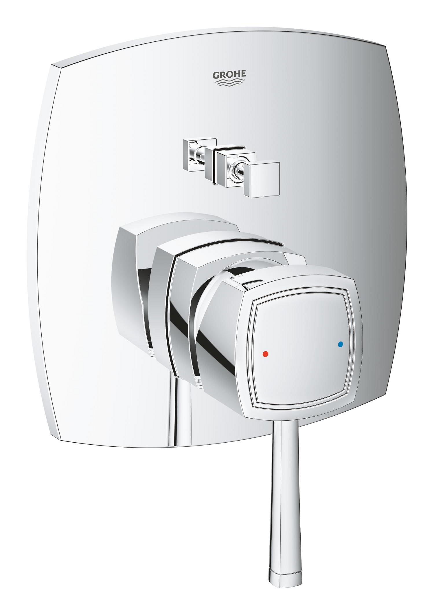 Unitate comanda Grohe 24068000, Grandera, tip comanda dubla comanda, tip incastrare aparent, numar iesiri 2, crom [1]