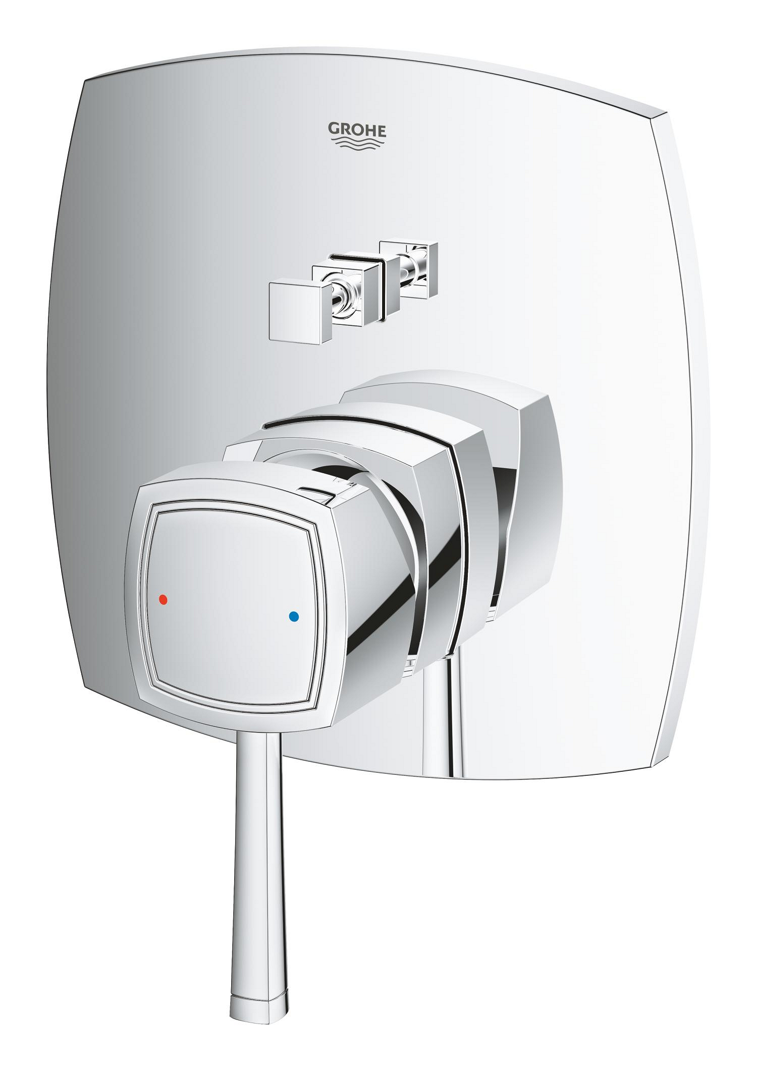 Unitate comanda Grohe 24068000, Grandera, tip comanda dubla comanda, tip incastrare aparent, numar iesiri 2, crom [2]