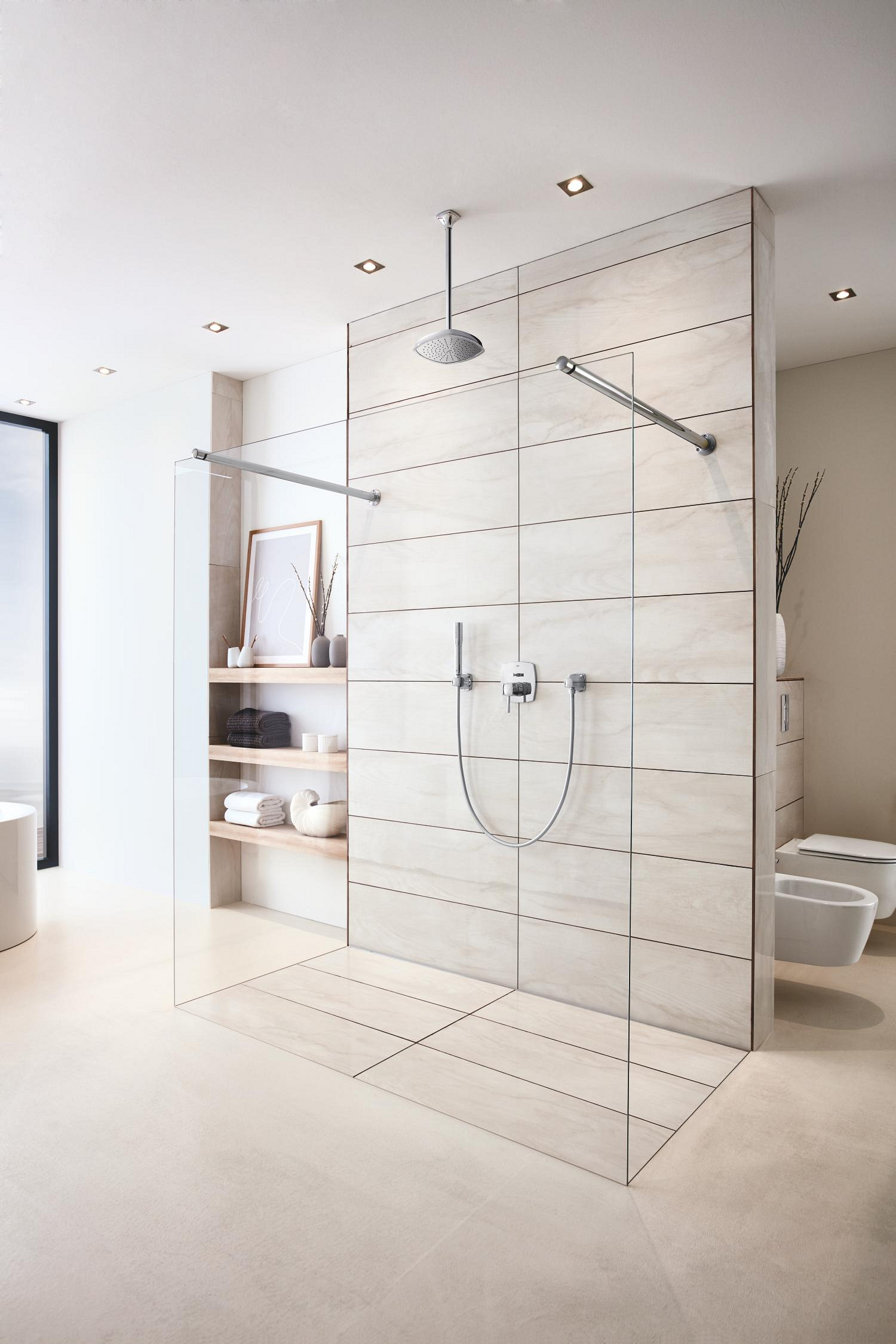 Unitate comanda Grohe 24068000, Grandera, tip comanda dubla comanda, tip incastrare aparent, numar iesiri 2, crom [5]