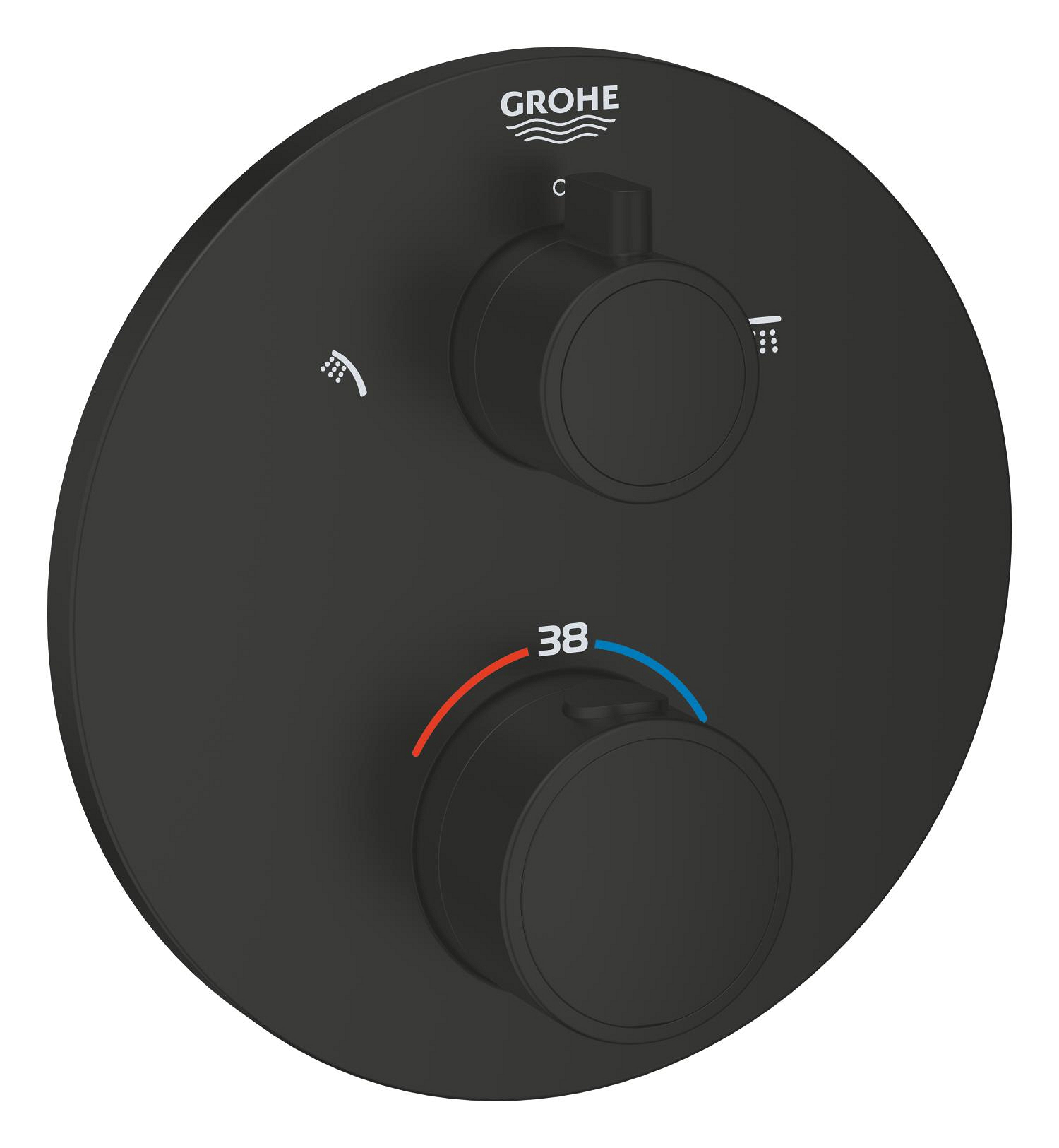 Unitate comanda Grohe 1022082430, Grohtherm, tip comanda dubla comanda