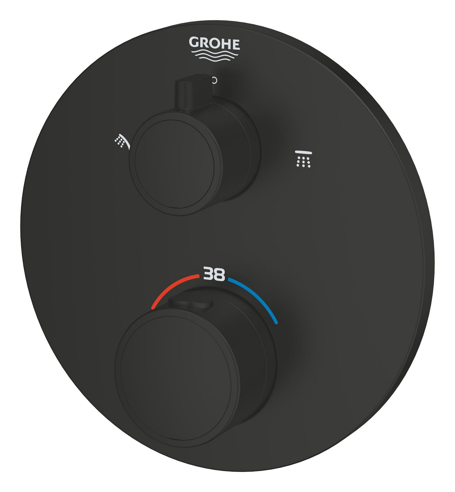 Unitate comanda Grohe 1022082430, Grohtherm, tip comanda dubla comanda