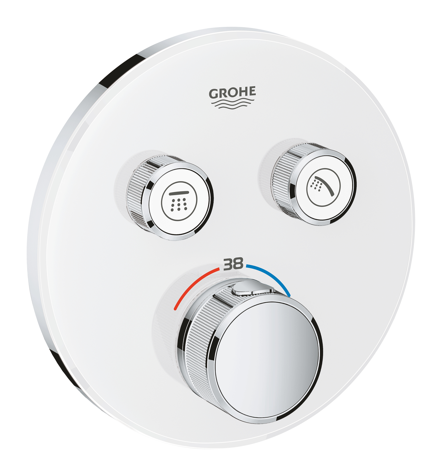 Grohe Unitate comanda grohe smartcontrol, termostat, 2 iesiri, necesita valva, alb, 29151ls0
