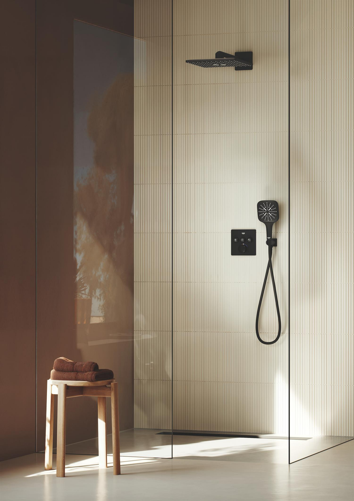 Unitate comanda Grohe 291262430, Grohtherm SmartControl, tip incastrare incastrat, tip comanda dubla comanda, negru [4]