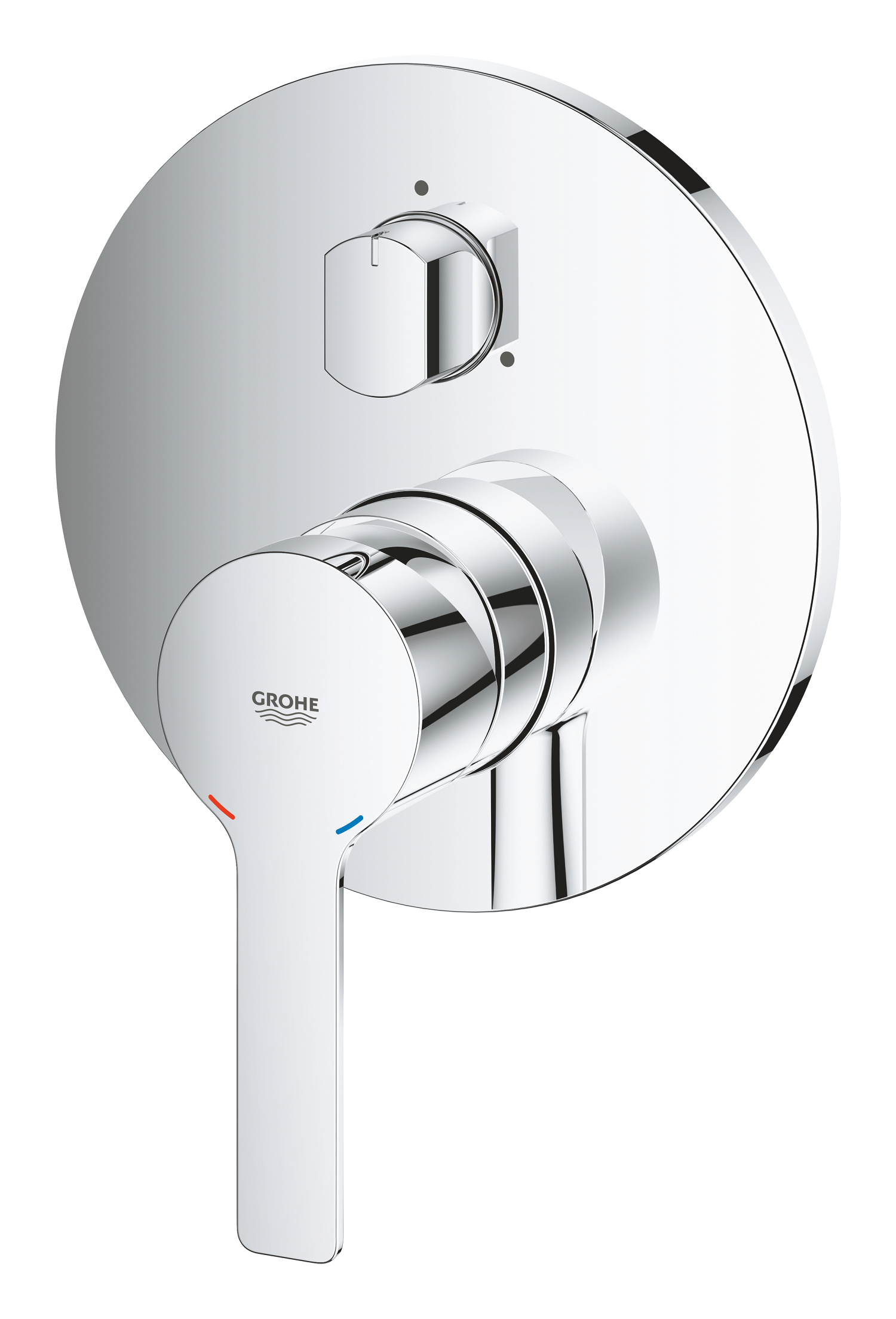 Unitate comanda Grohe 24095001, Lineare, tip comanda monocomanda, tip incastrare aparent, numar iesiri 3, crom [2]