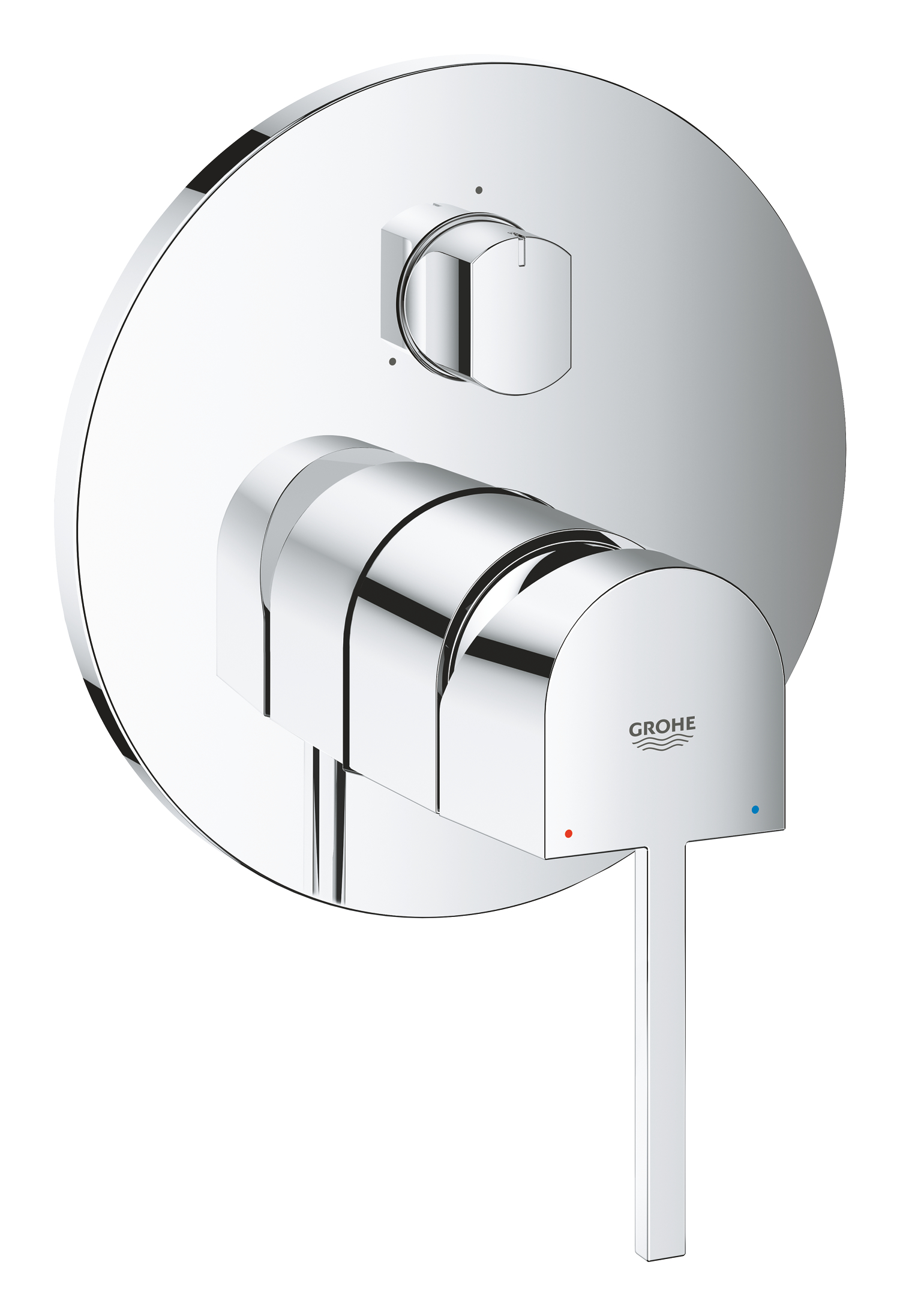 Unitate comanda Grohe 24093003, 2.5 bar, 158 mm, 10 mm, 3 iesiri, 1 functii palarie dus, 1/2 dimensiune racord, Crom
