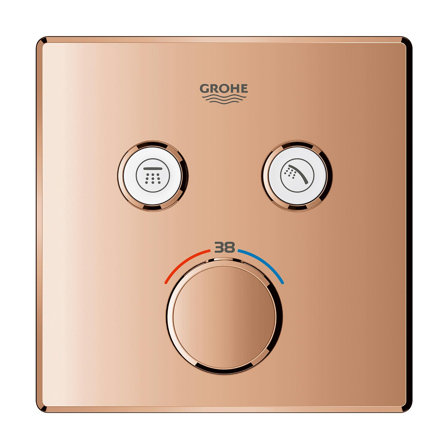 Grohe Unitate comanda grohe smartcontrol, termostat, 2 iesiri, necesita valva, lucios, cupru, 29124da0