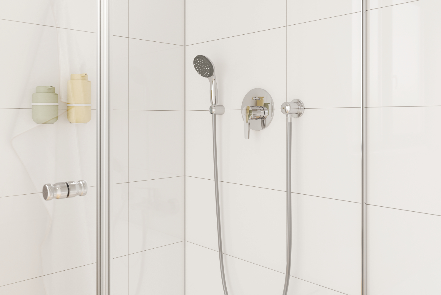 Unitate comanda Grohe 23558002, Start, tip comanda monocomanda, tip incastrare aparent, numar iesiri 2, crom [5]
