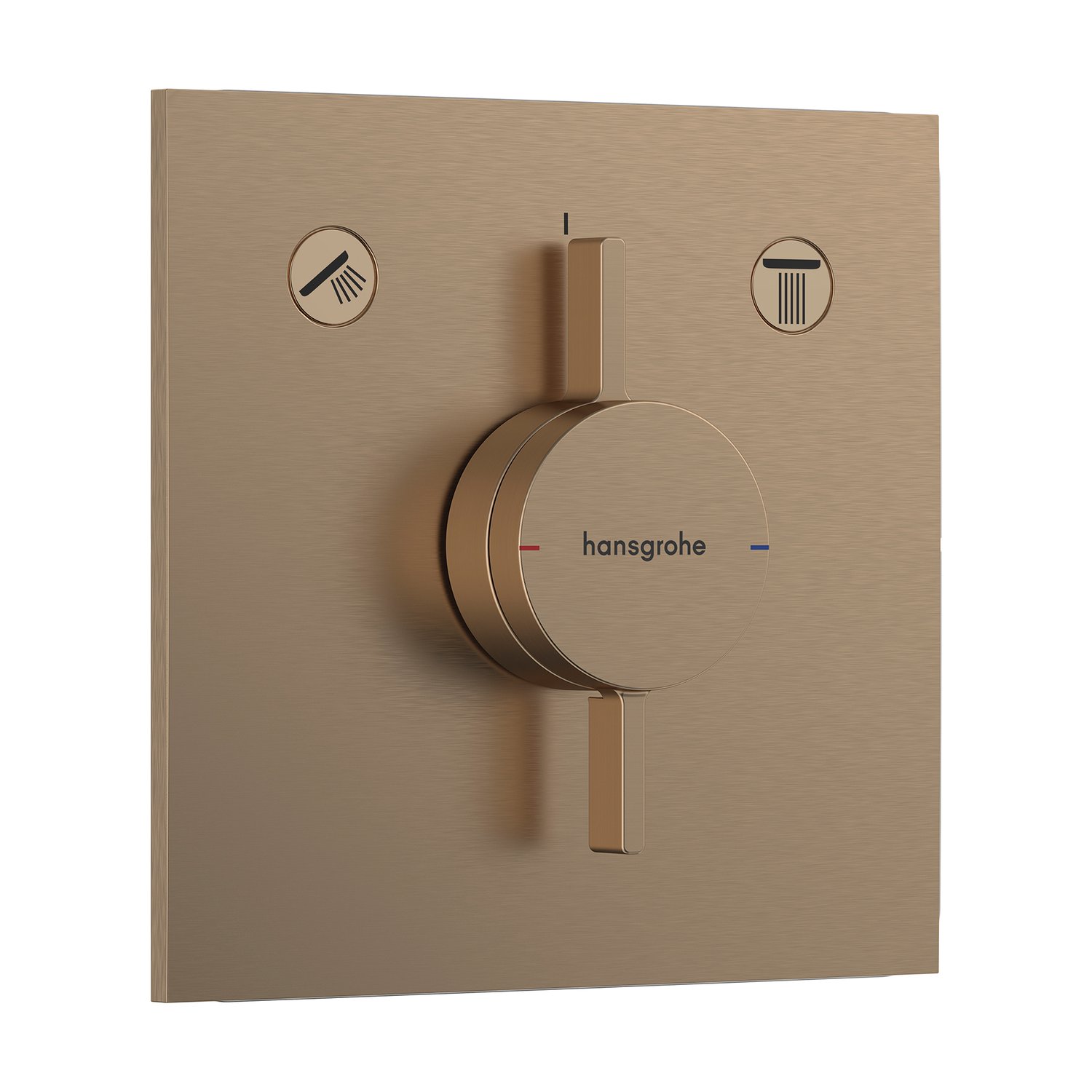 Hansgrohe Unitate comanda hansgrohe duoturn e, 2 iesiri, necesita valva, mat, bronz, 75417140