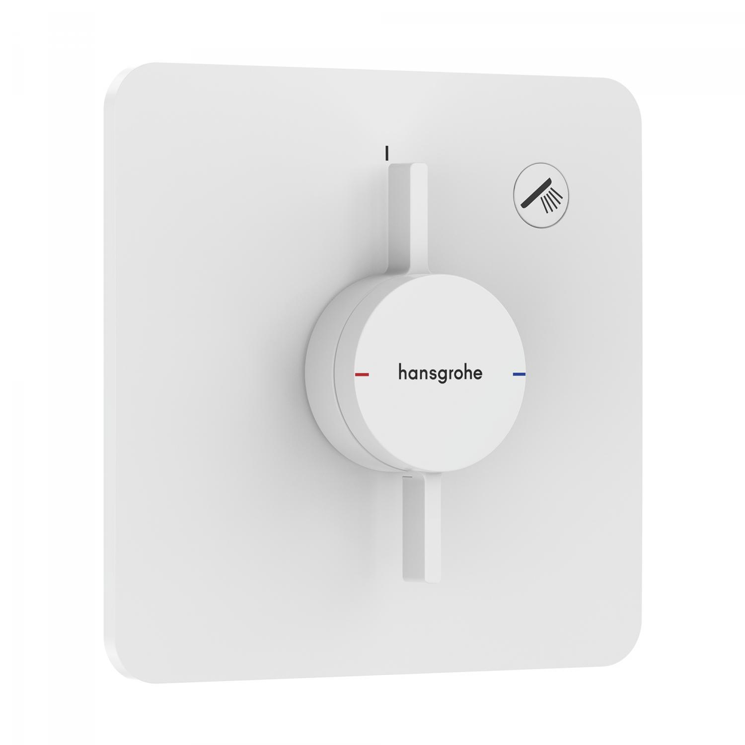 Hansgrohe Unitate comanda hansgrohe duoturn q, 1 iesire, necesita valva, mat, alb, 75614700