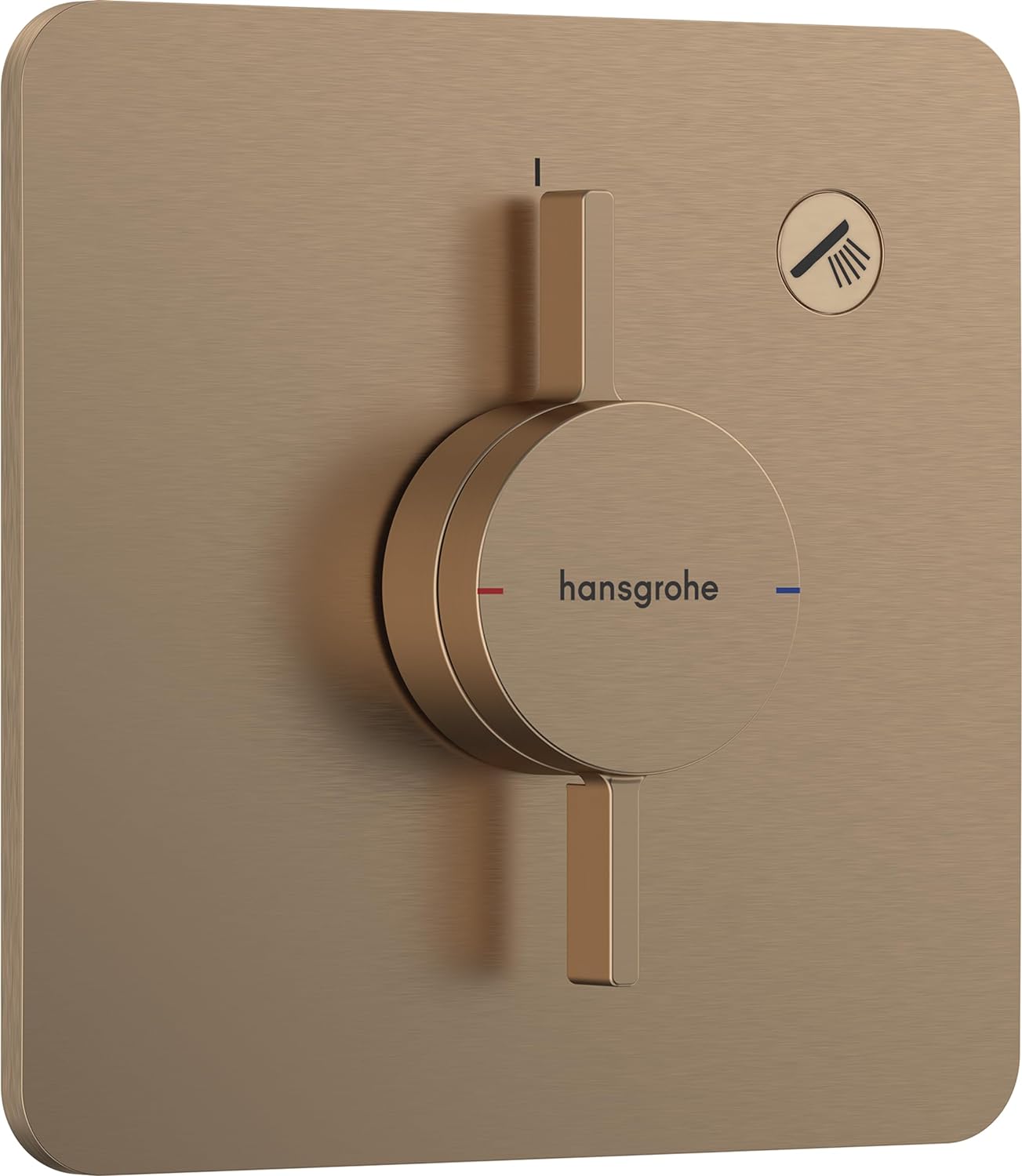 Hansgrohe Unitate comanda hansgrohe duoturn q, 1 iesire, necesita valva, mat, bronz, 75614140