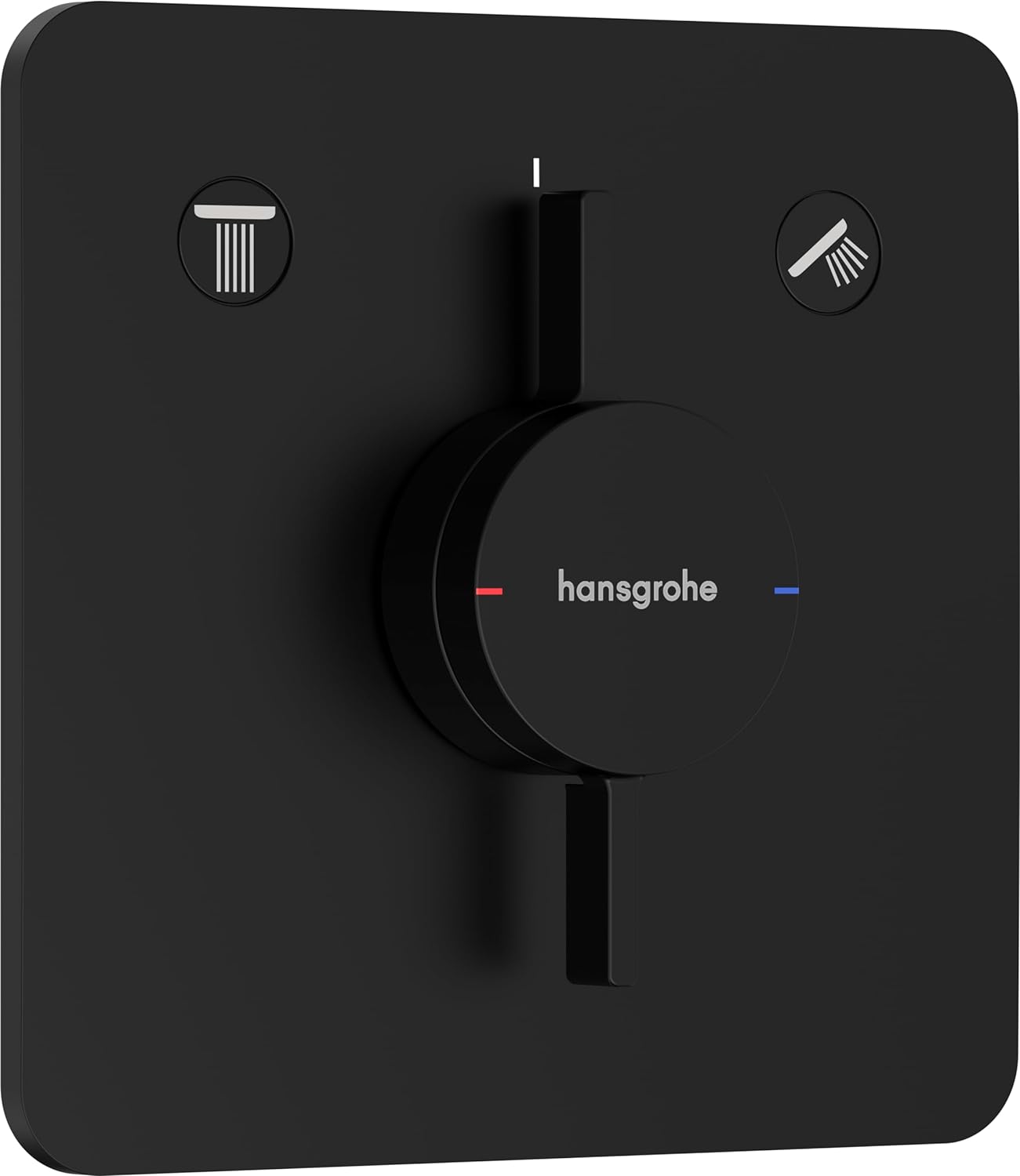 Hansgrohe Unitate comanda hansgrohe duoturn q, 2 iesiri, necesita valva, mat, negru, 75414670