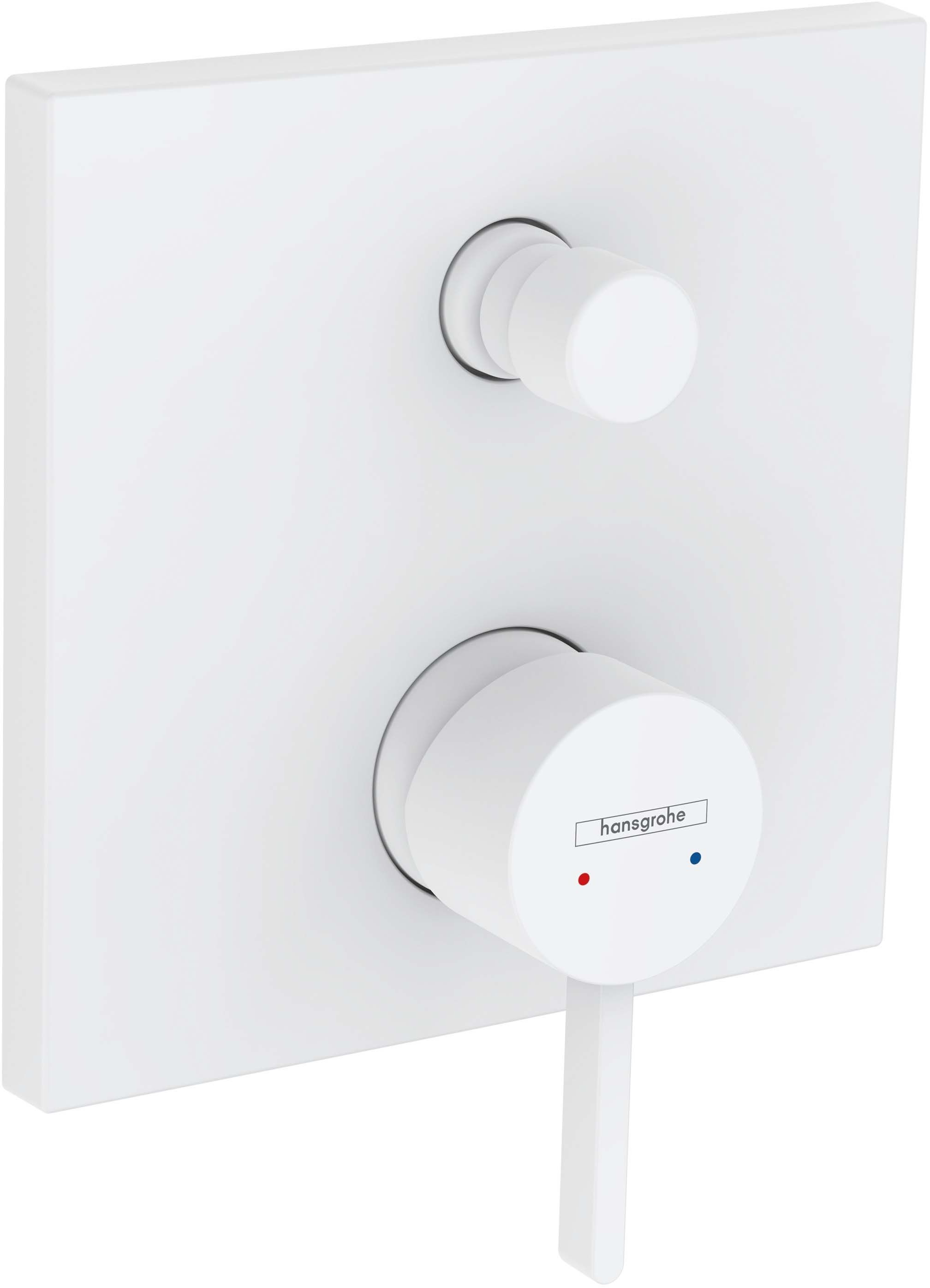 Hansgrohe Unitate comanda hansgrohe finoris 76415700, 1/2'', 2 iesiri, diverter, necesita set fixare, mat, alb