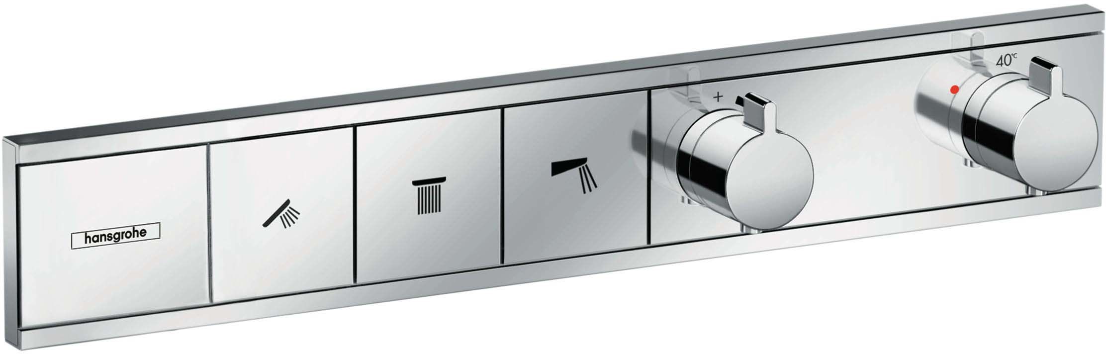 Hansgrohe Unitate comanda hansgrohe rainselect, termostat, 3 iesiri, necesita valva, crom, 15381000