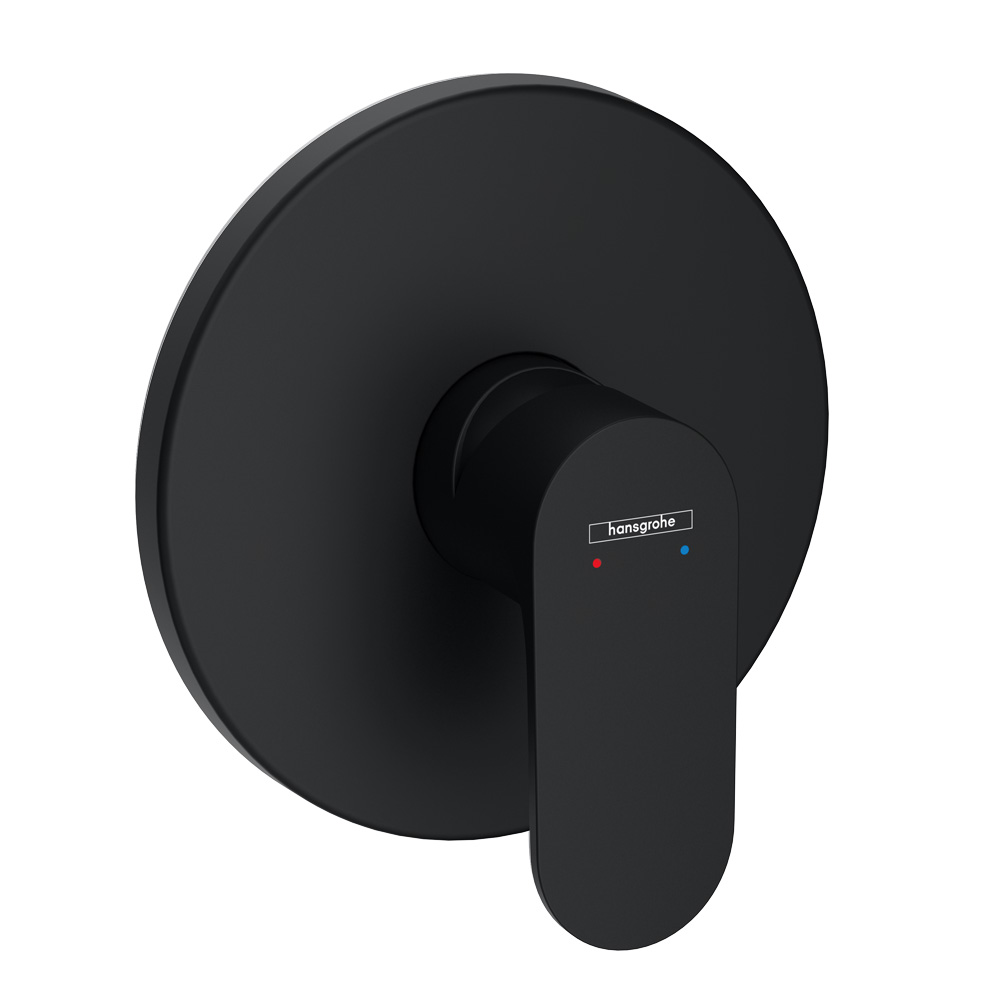 Hansgrohe Unitate comanda hansgrohe rebris s, 1 iesire, necesita valva, mat, negru, 72667670