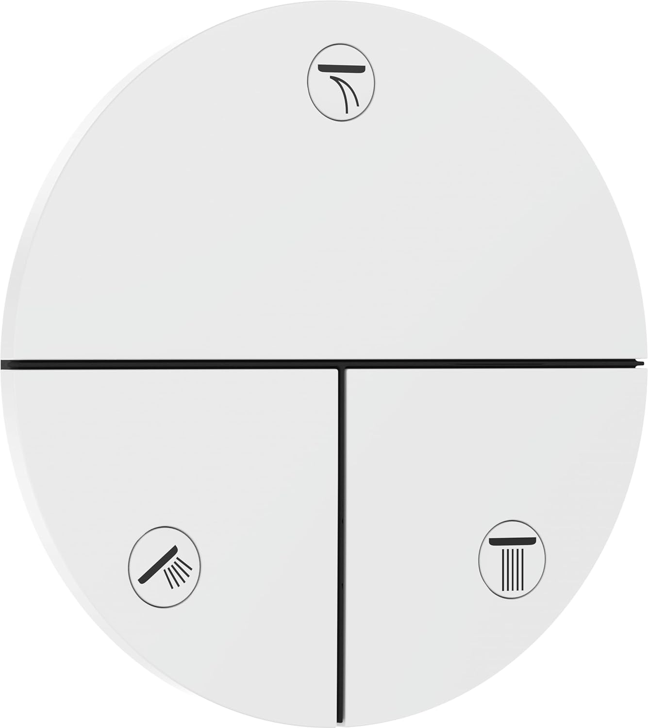 Hansgrohe Unitate comanda hansgrohe showerselect, 3 consumatori, necesita valva/mixer, mat, alb, 15558700