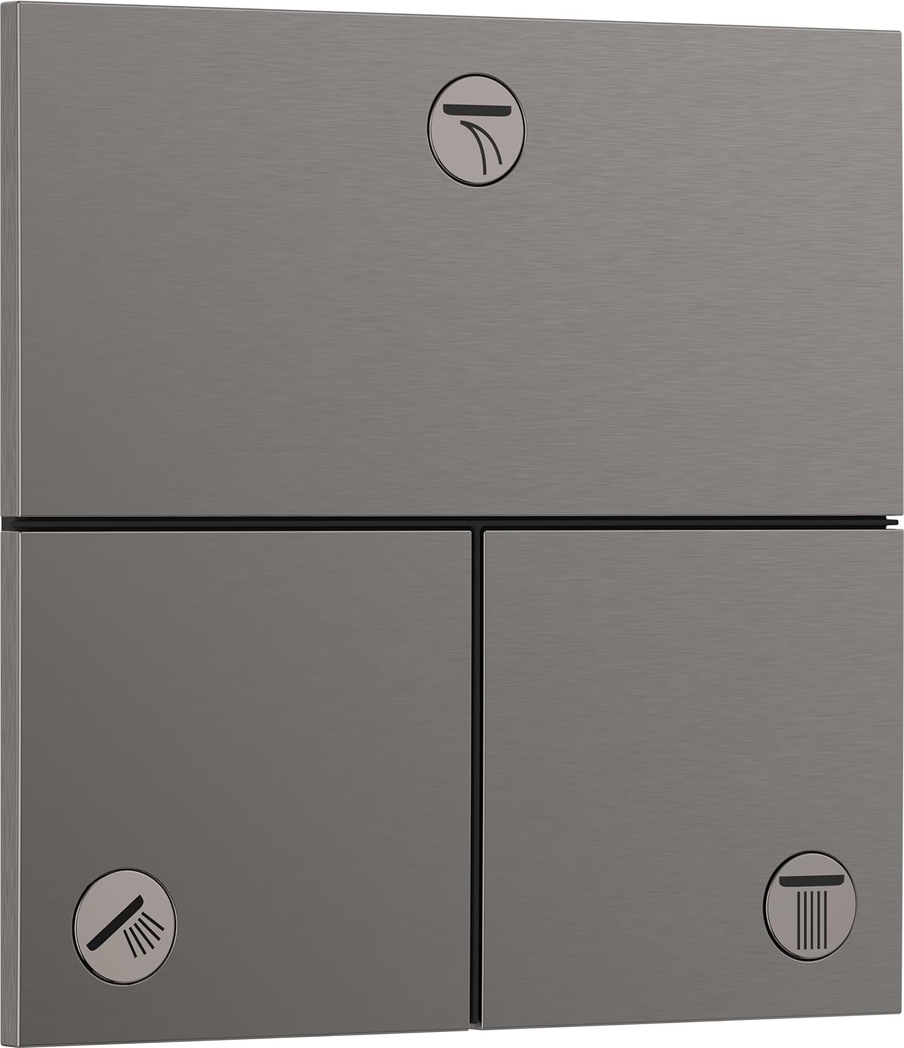 Hansgrohe Unitate comanda hansgrohe showerselect, 3 consumatori, necesita valva/mixer, mat, antracit, 15573340