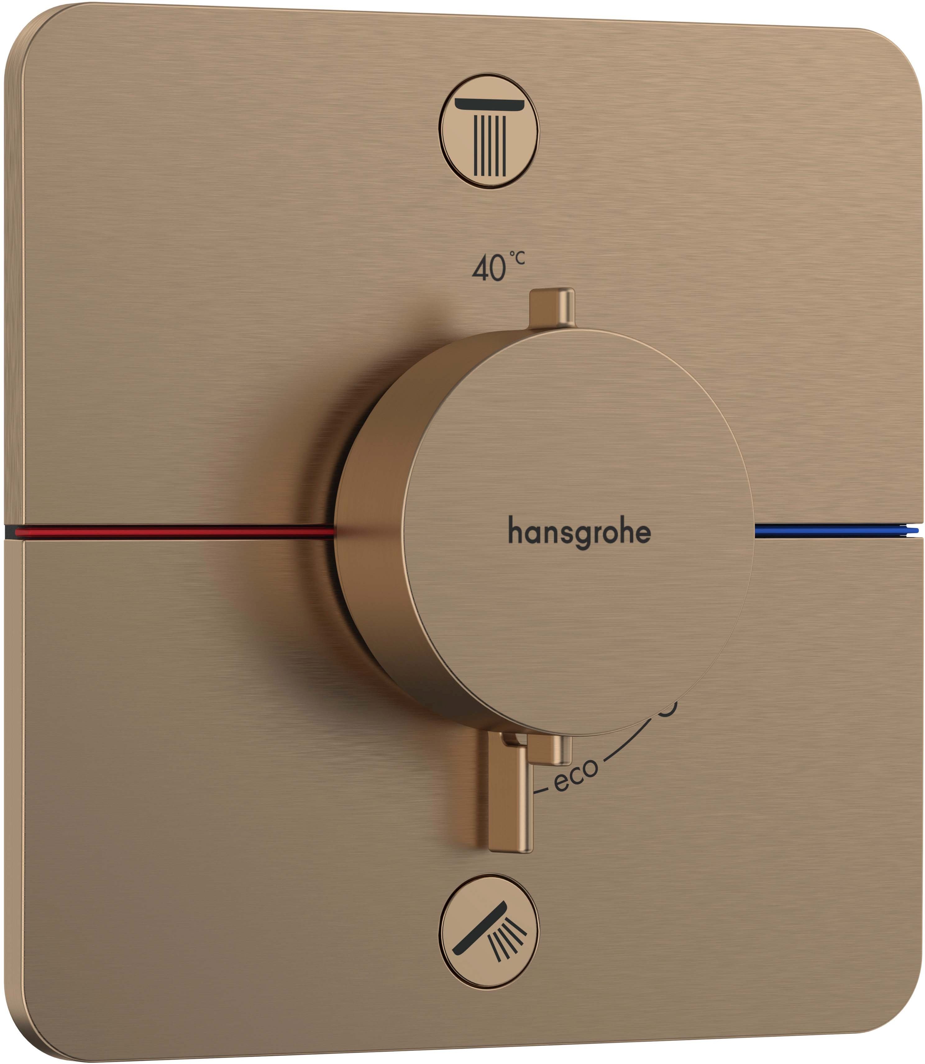 Hansgrohe Unitate comanda hansgrohe showerselect, termostat, 2 iesiri, necesita valva, mat, bronz, 15583140