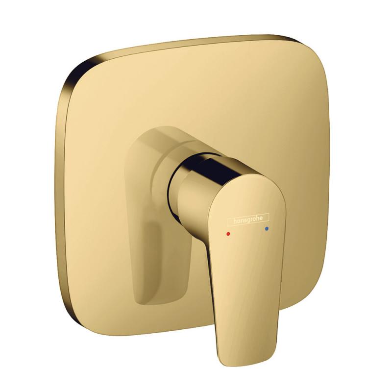 Hansgrohe Unitate comanda hansgrohe talis e 71765990, 1/2'', aparent, 1 iesire, monocomanda, necesita set fixare, lucios, auriu