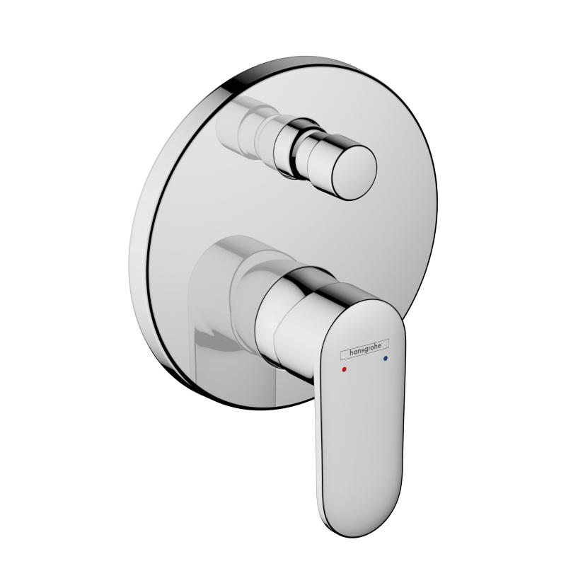 Hansgrohe Unitate comanda hansgrohe vernis blend 71466000, 1/2'', aparent, 2 iesiri, diverter, monocomanda, necesita set fixare,