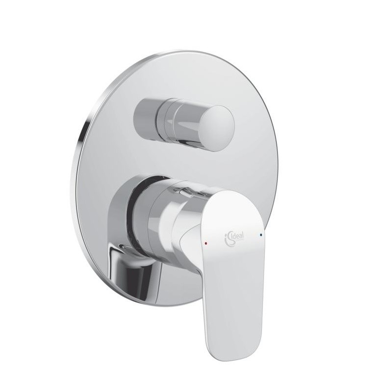 Ideal Standard Unitate comanda ideal standard ceraflex a6758aa, 1/2'', incastrata, monocomanda, diverter, 2 cai, crom