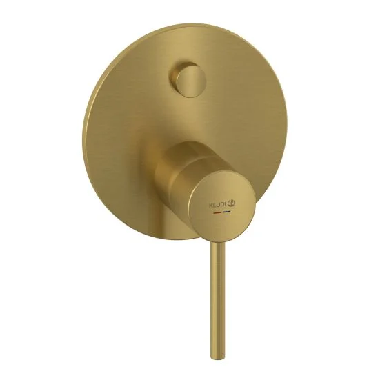 Kludi Unitate comanda kludi bozz, 2 functii, necesita valva, mat, auriu, 38759n076